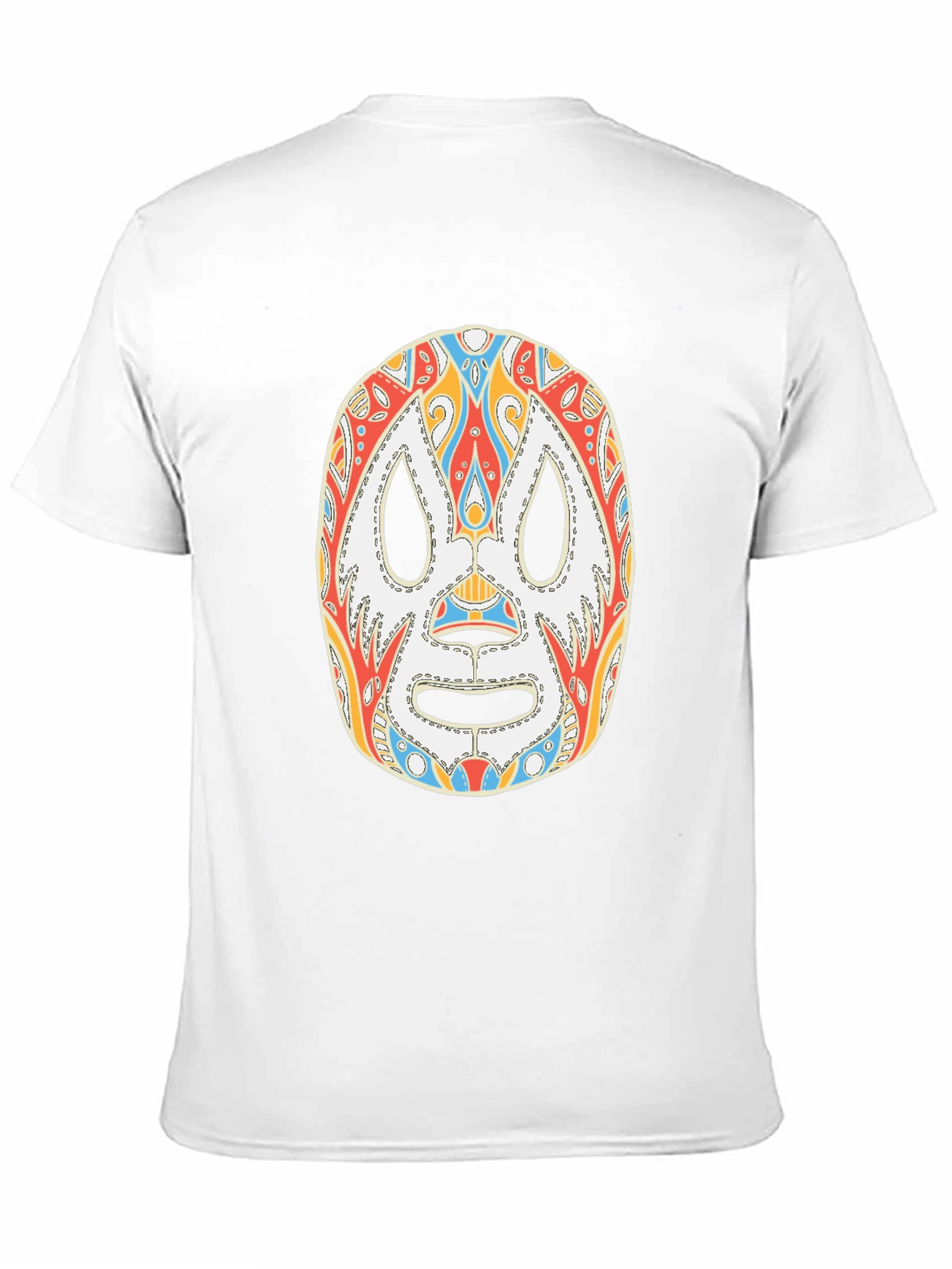 Lucha Libre Mask Graphic T-Shirt - Unique Design