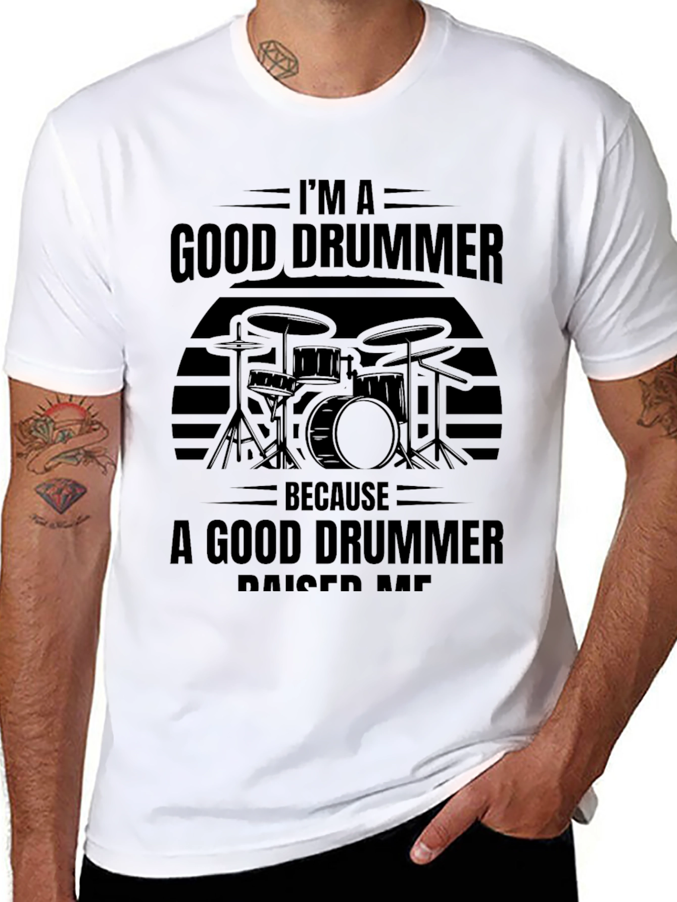 Im A Good Drummer T-Shirt - Musician Tee