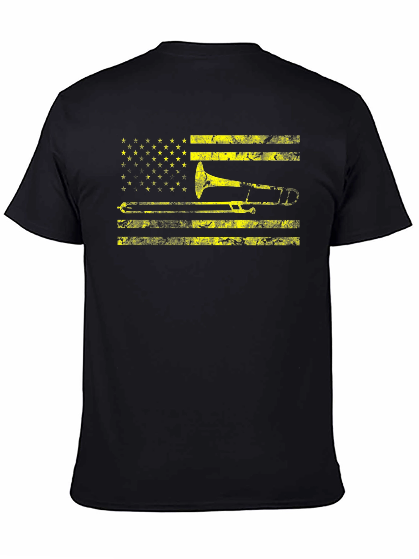 Trombone Flag Graphic Tee - Musicians Pride