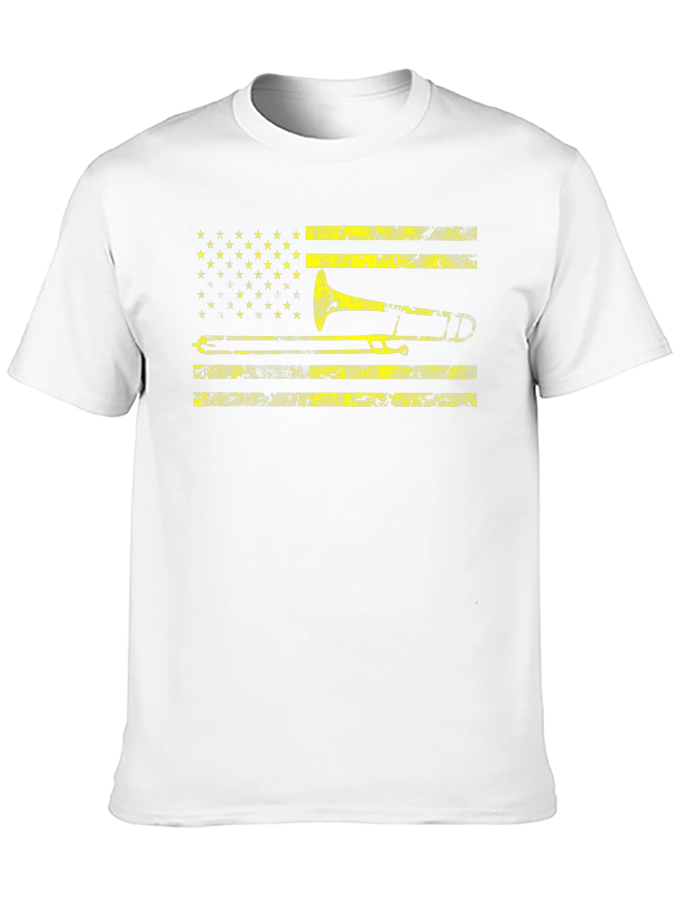 Trombone Flag Graphic Tee - Musicians Pride
