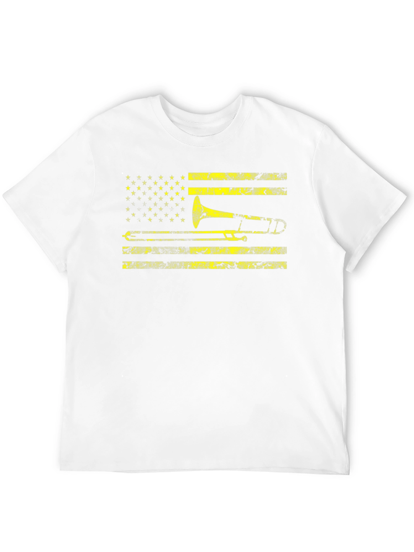 Trombone Flag Graphic Tee - Musicians Pride