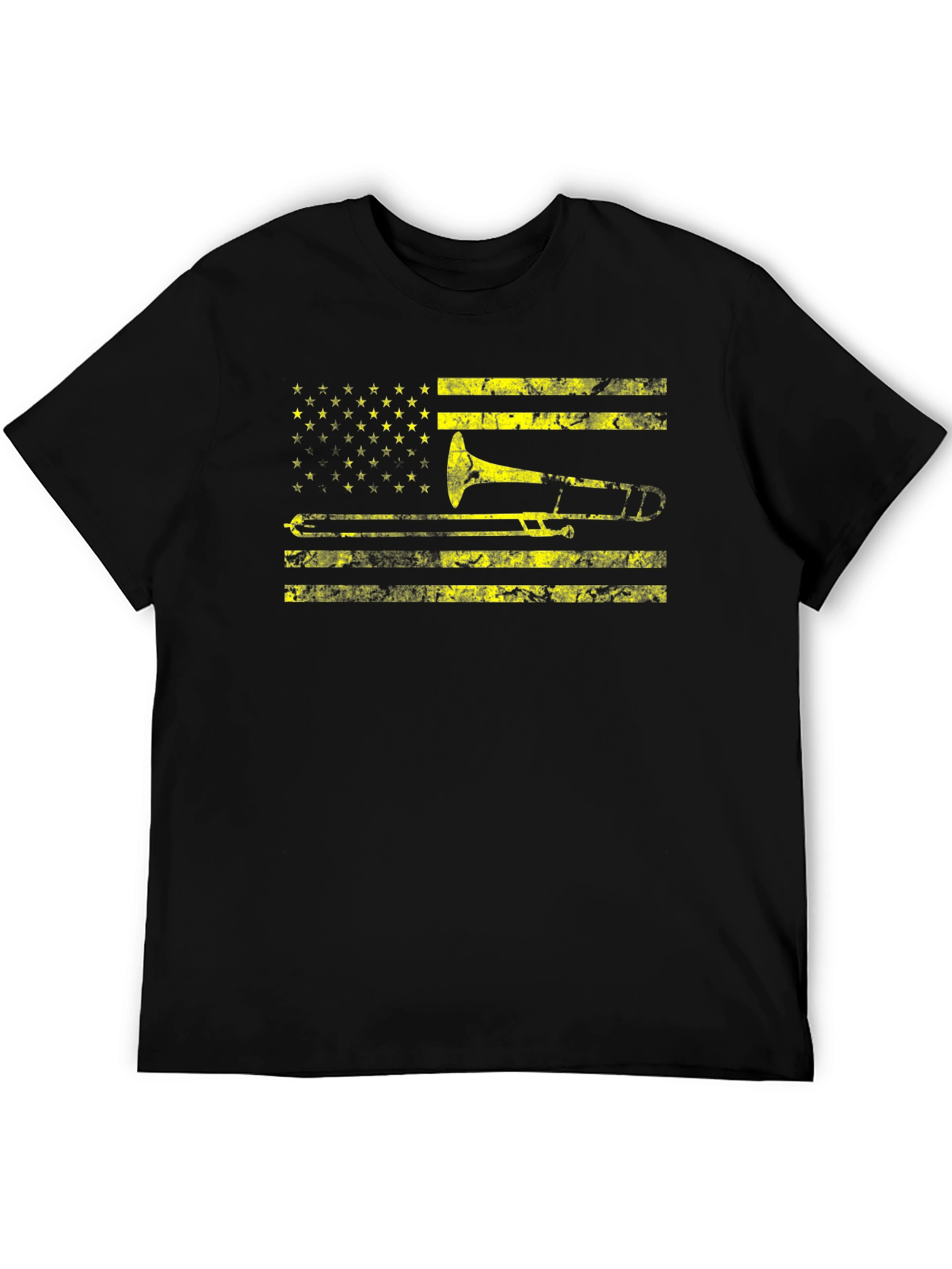 Trombone Flag Graphic Tee - Musicians Pride