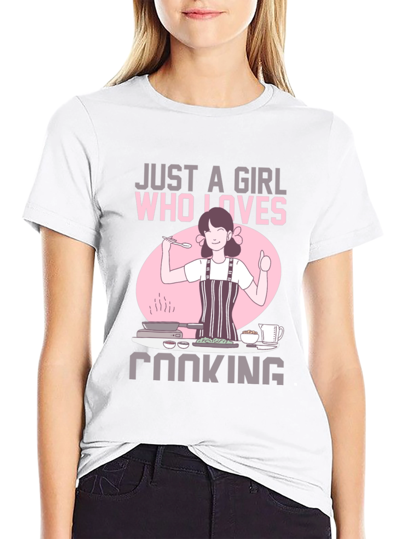Just a Girl Who Loves Cooking T-Shirt