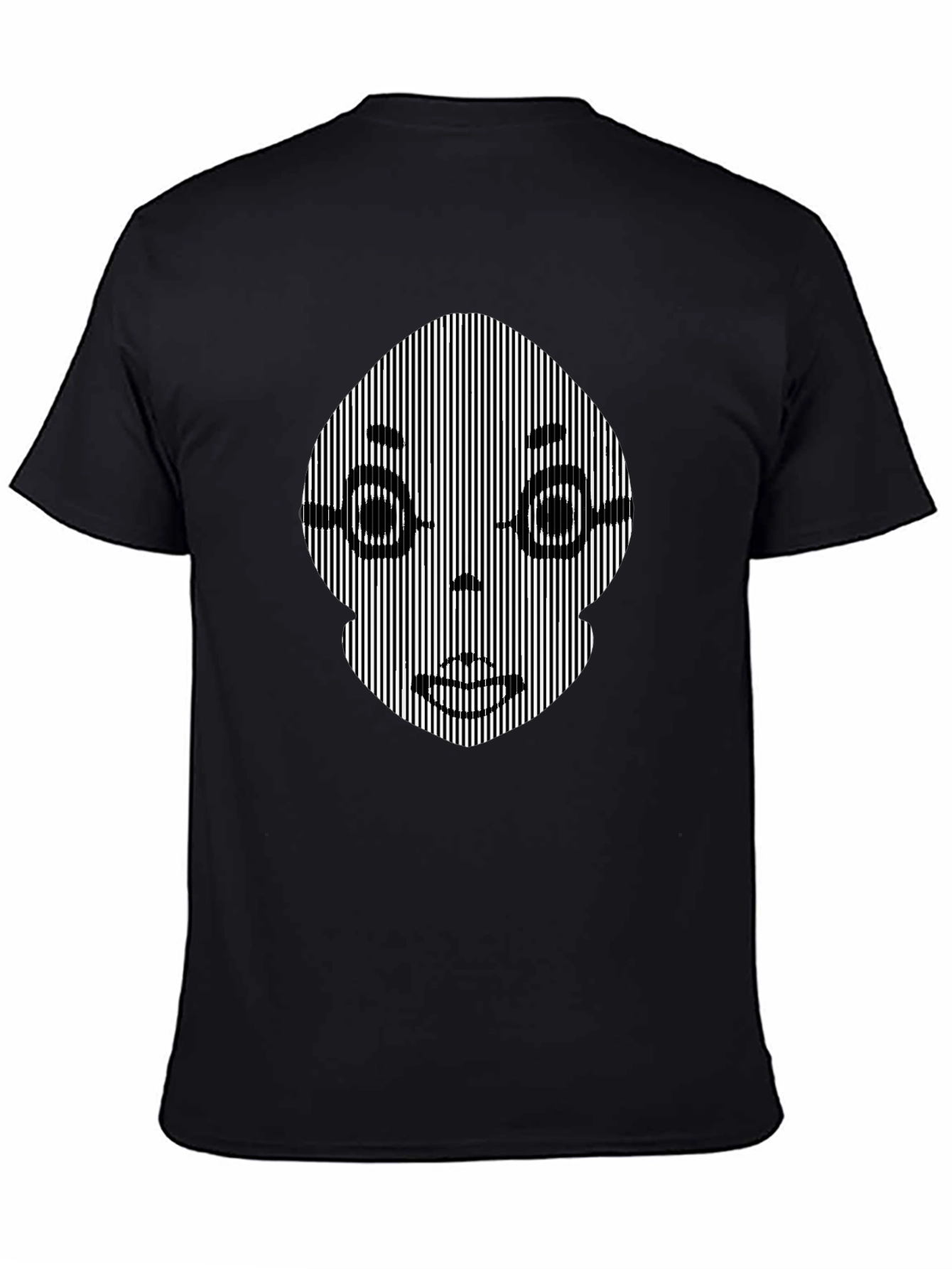Optical Illusion Face Graphic Tee