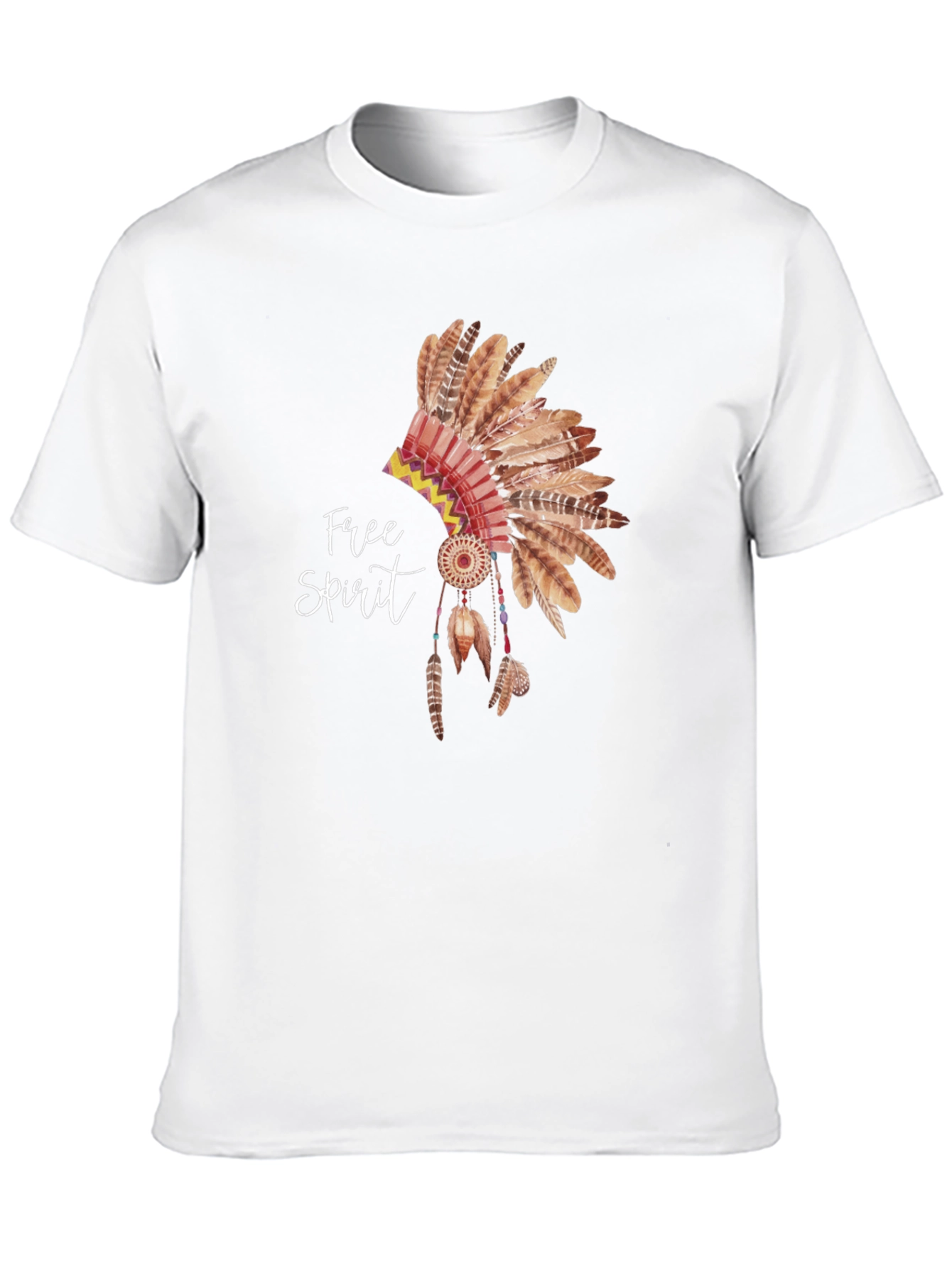 Free Spirit Headdress Graphic T-Shirt