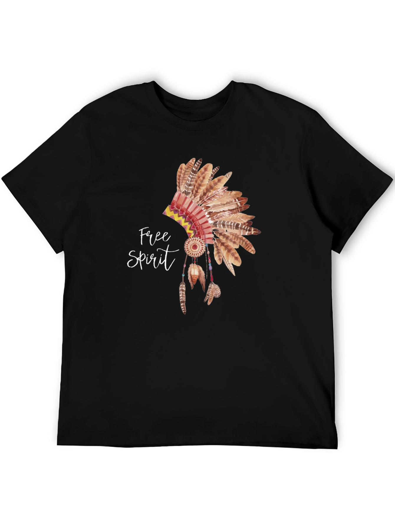 Free Spirit Headdress Graphic T-Shirt