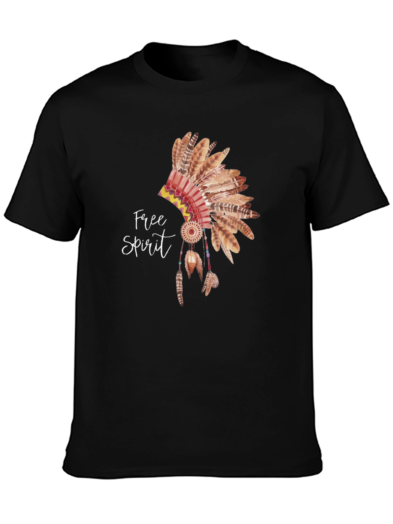 Free Spirit Headdress Graphic T-Shirt