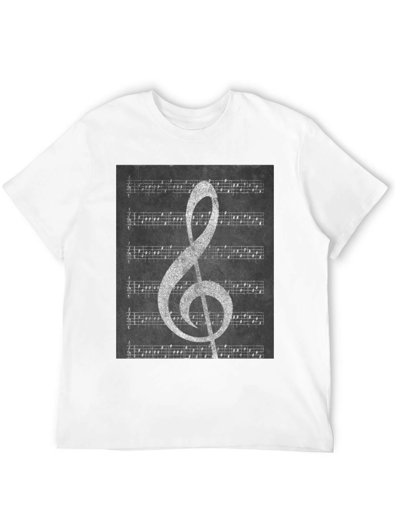 Musical Notes T-Shirt: Treble Clef & Sheet Music Design
