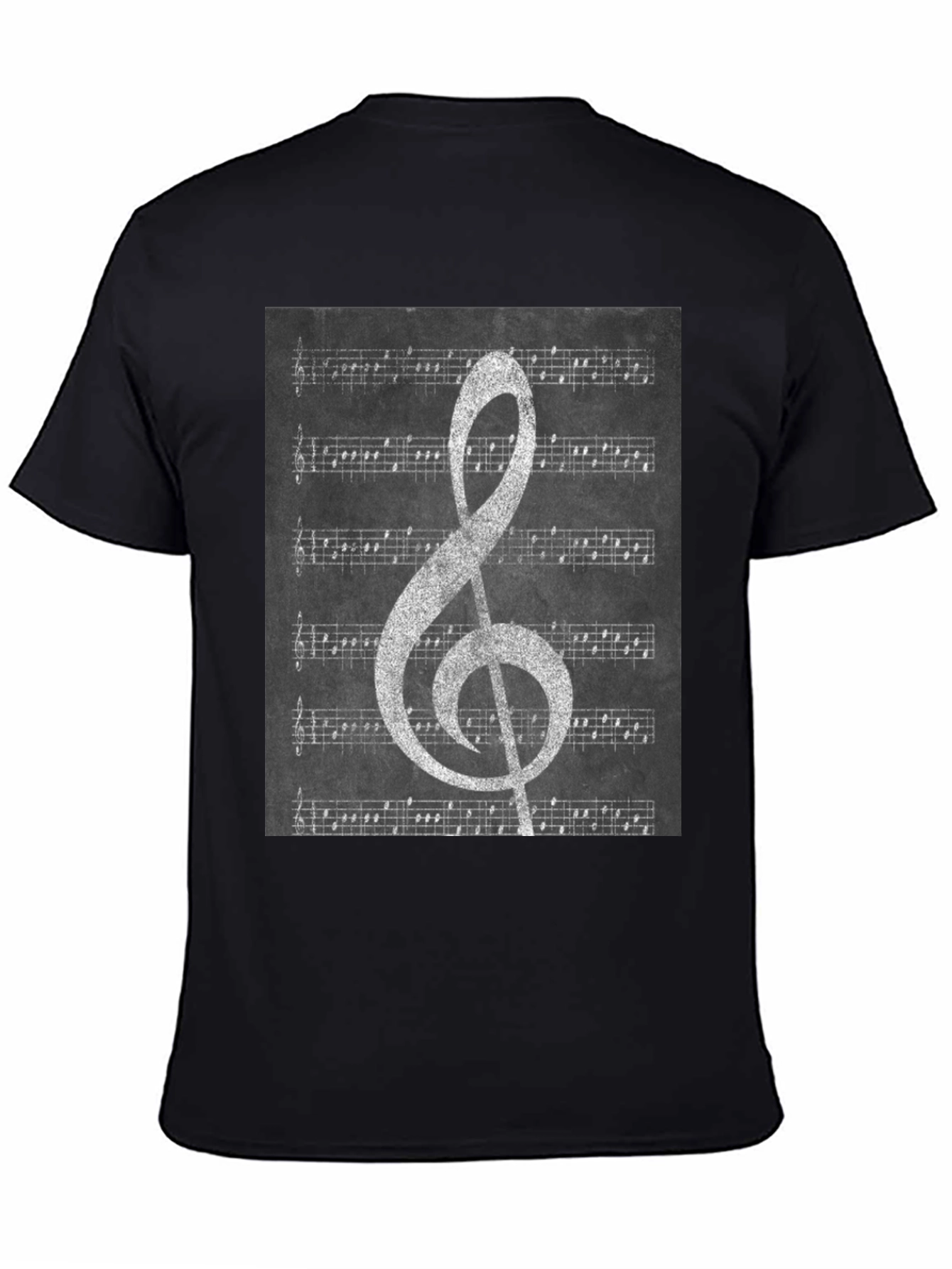 Musical Notes T-Shirt: Treble Clef & Sheet Music Design