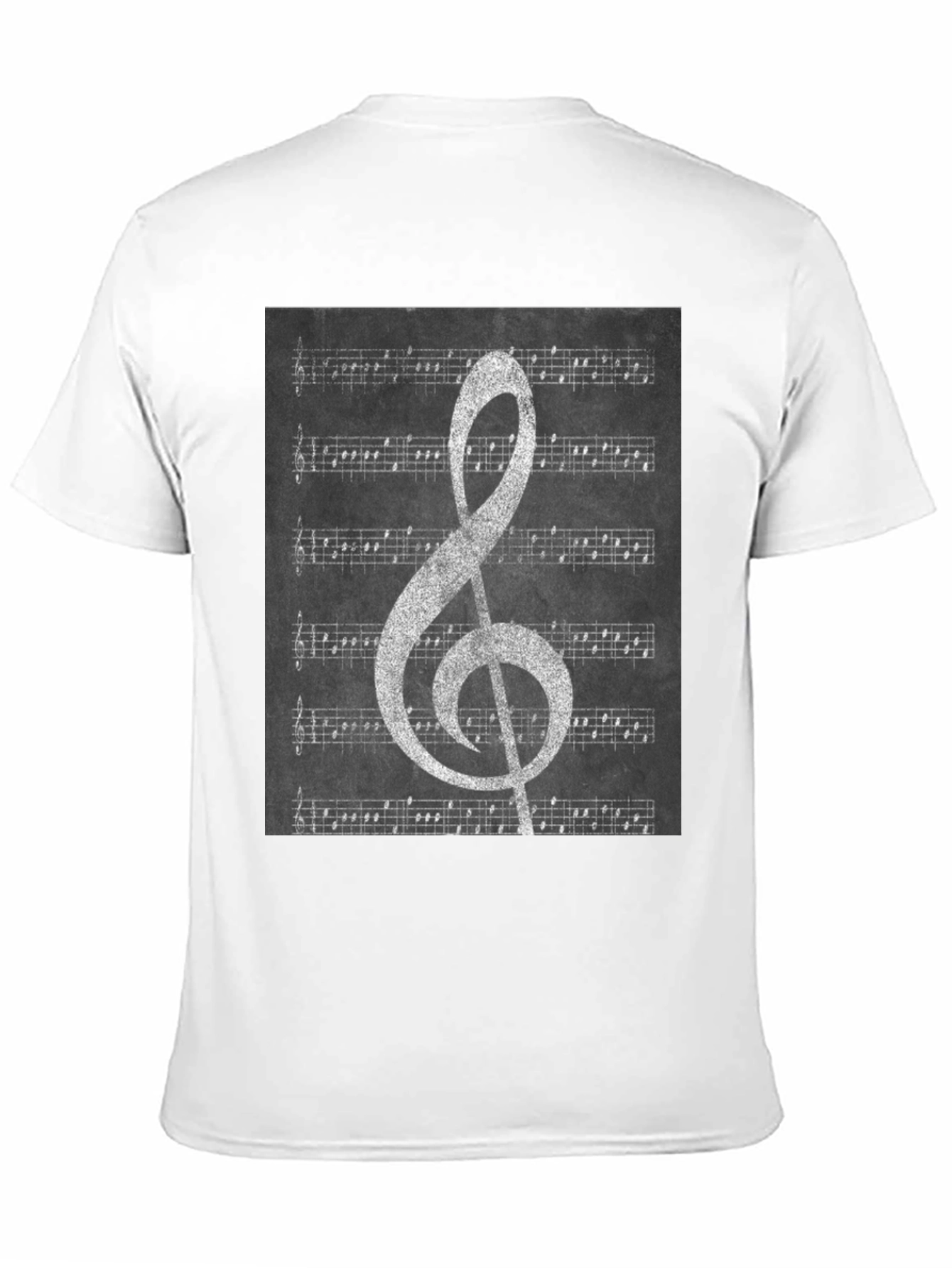 Musical Notes T-Shirt: Treble Clef & Sheet Music Design