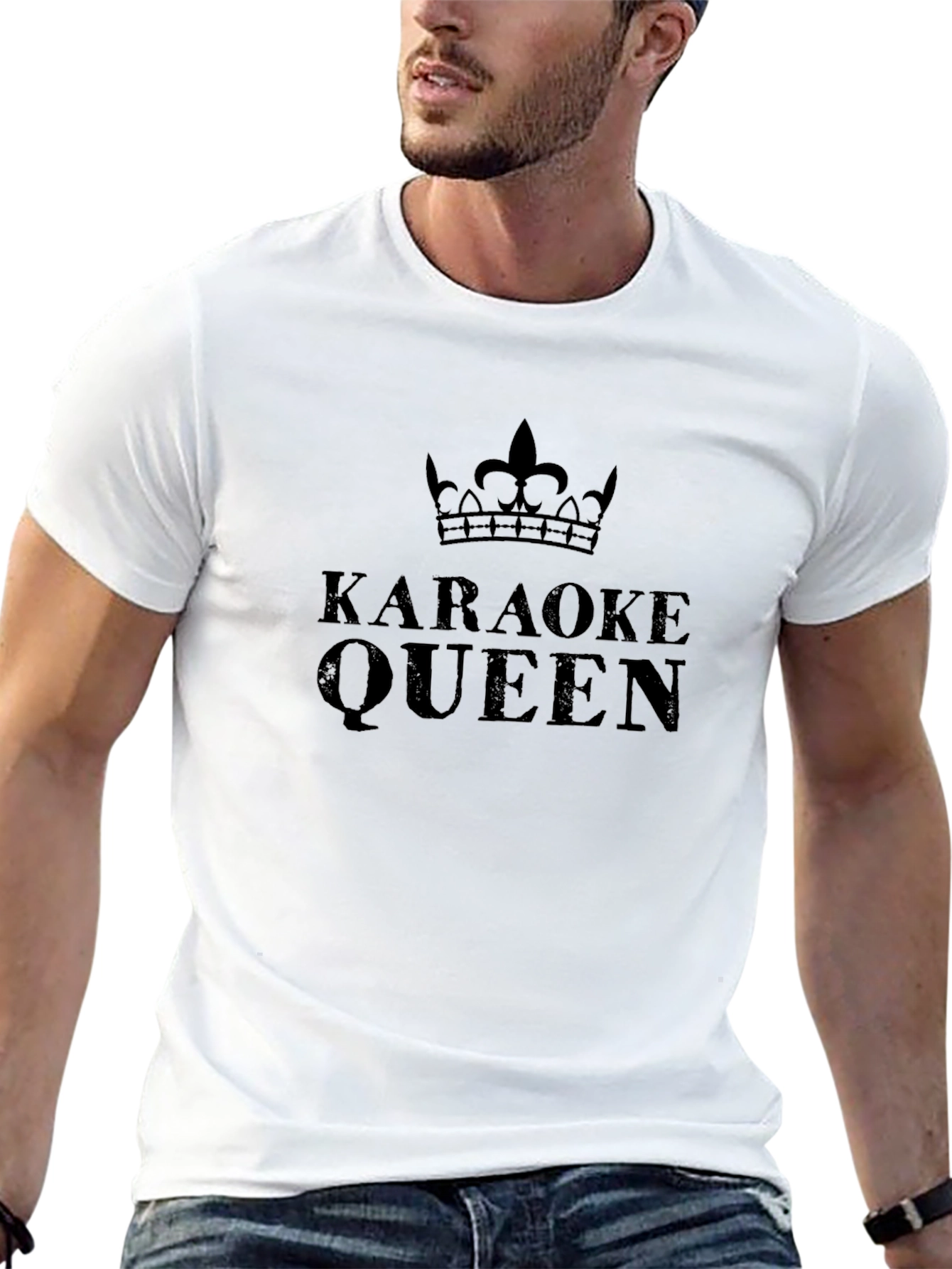 Karaoke Queen Black T-Shirt