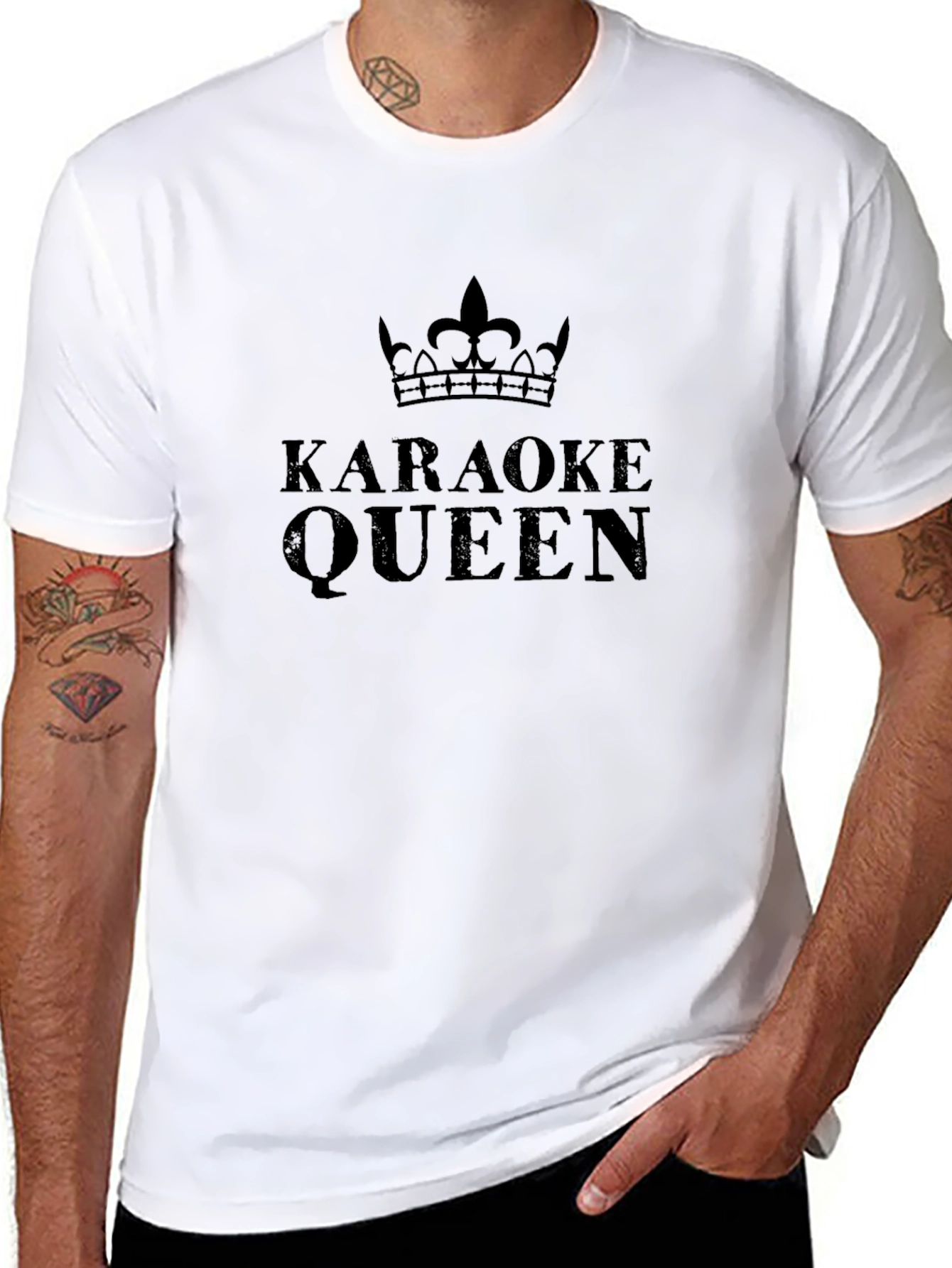 Karaoke Queen Black T-Shirt