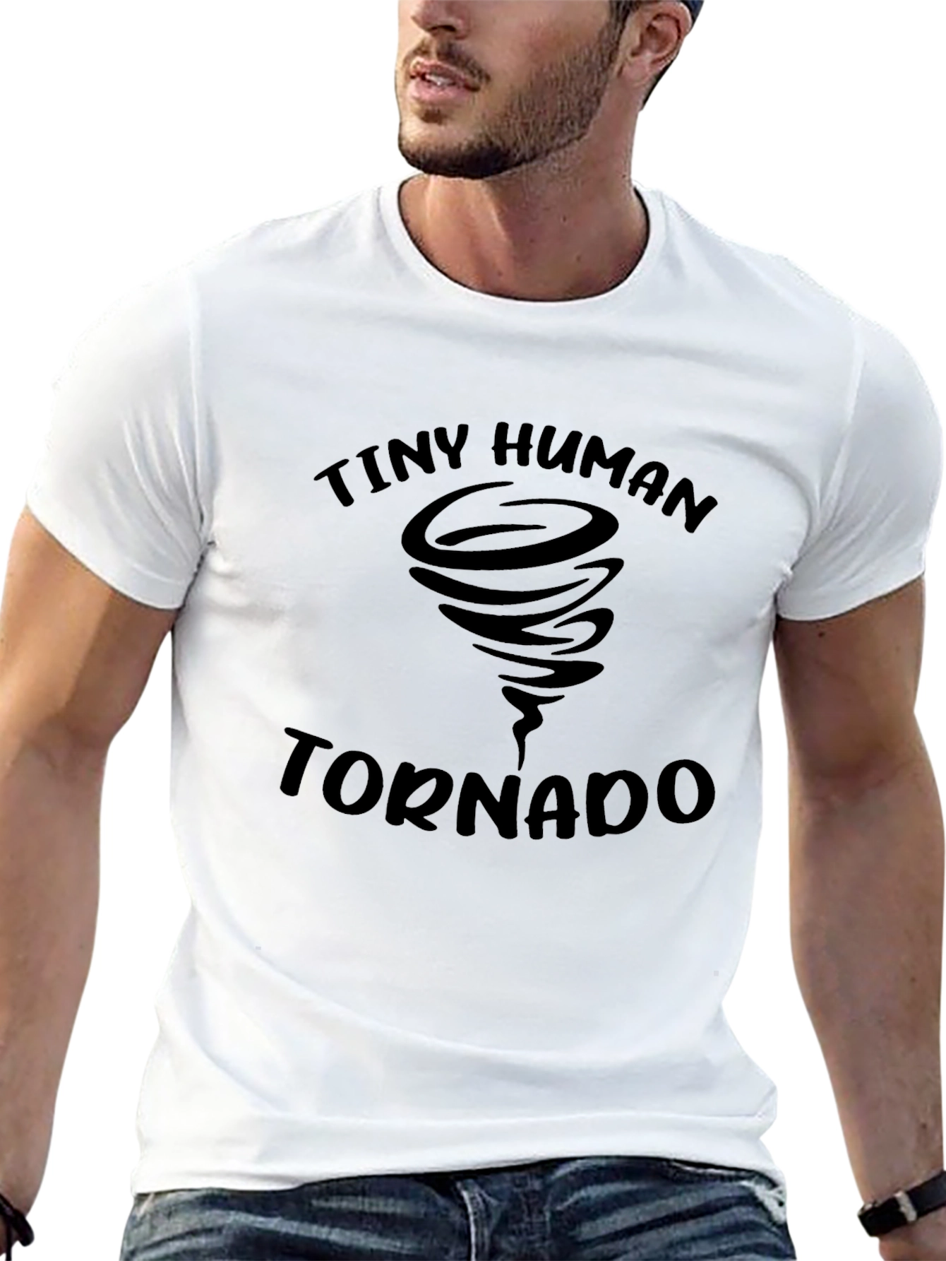 Tiny Human Tornado Graphic Tee
