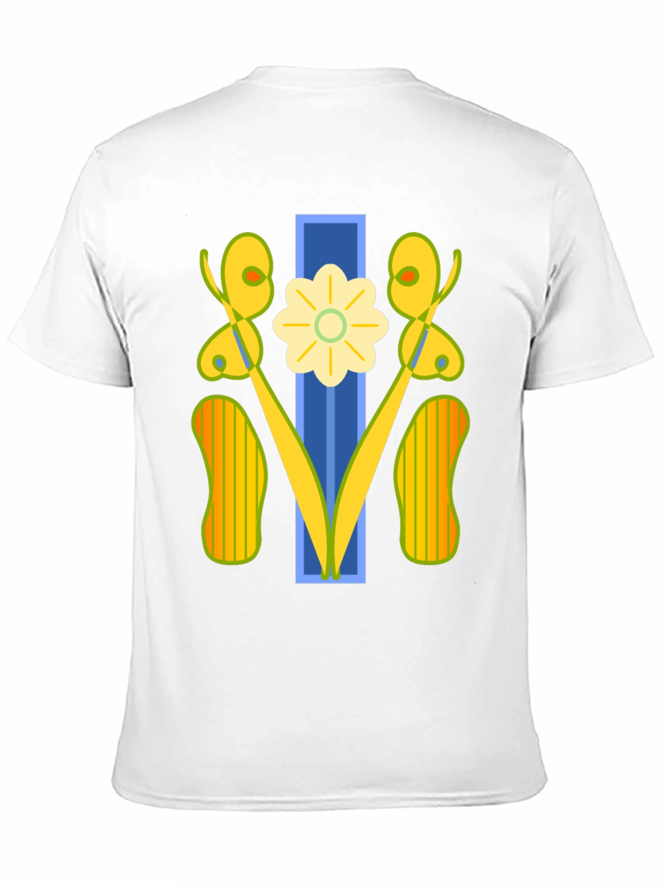 Abstract Floral Graphic Tee - Modern Art Shirt