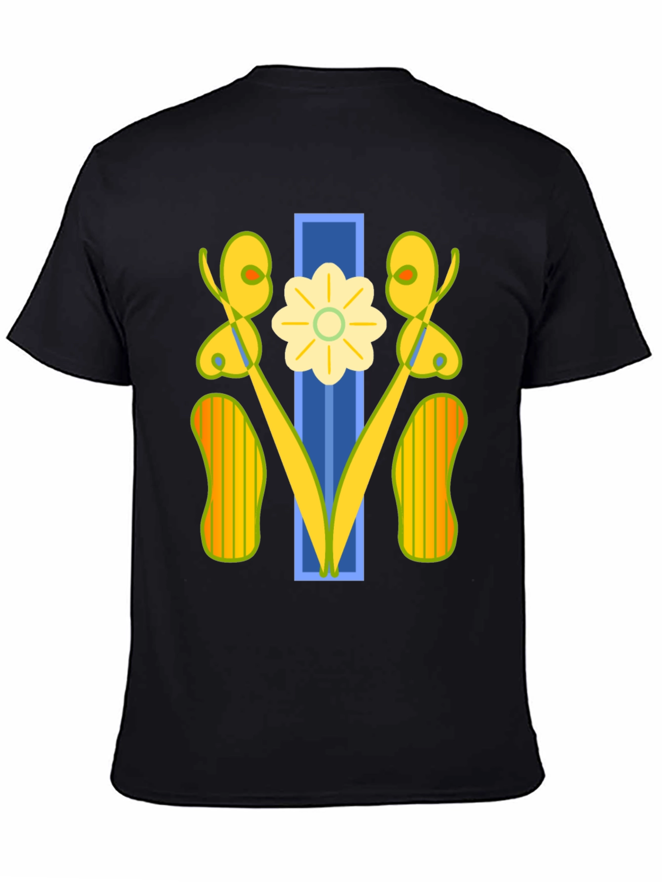Abstract Floral Graphic Tee - Modern Art Shirt