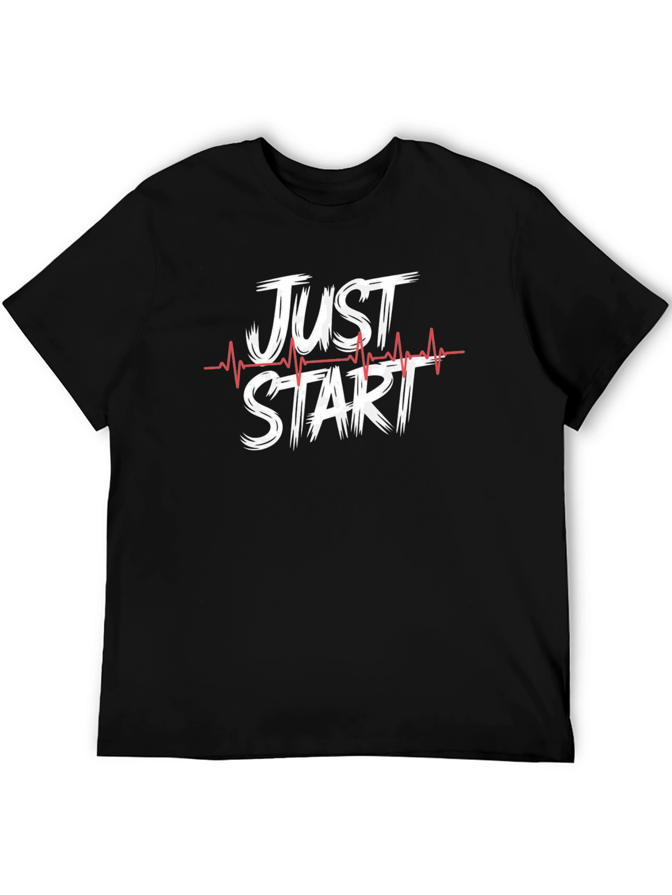 Just Start T-Shirt - Motivational Design
