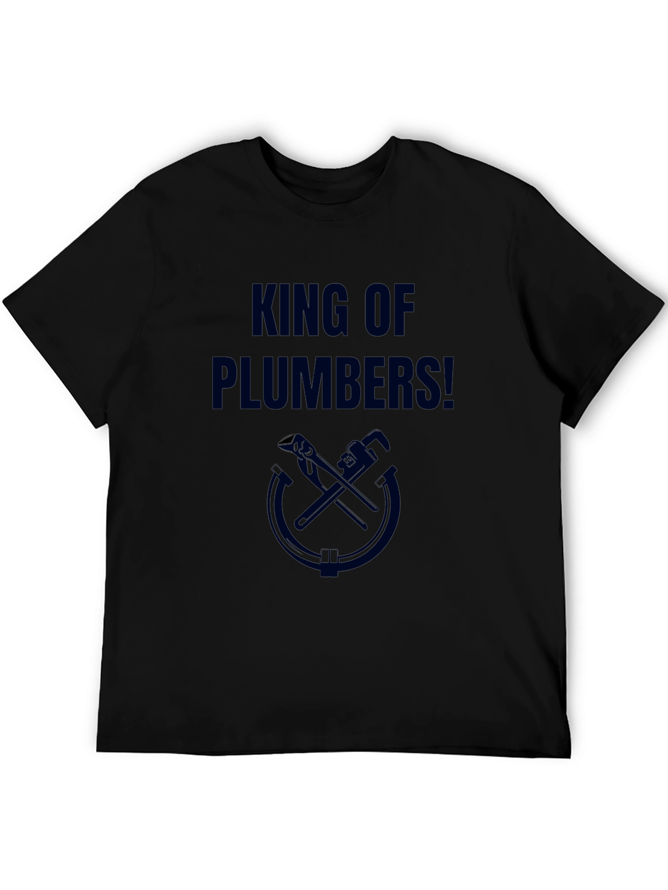 King of Plumbers T-Shirt - Black