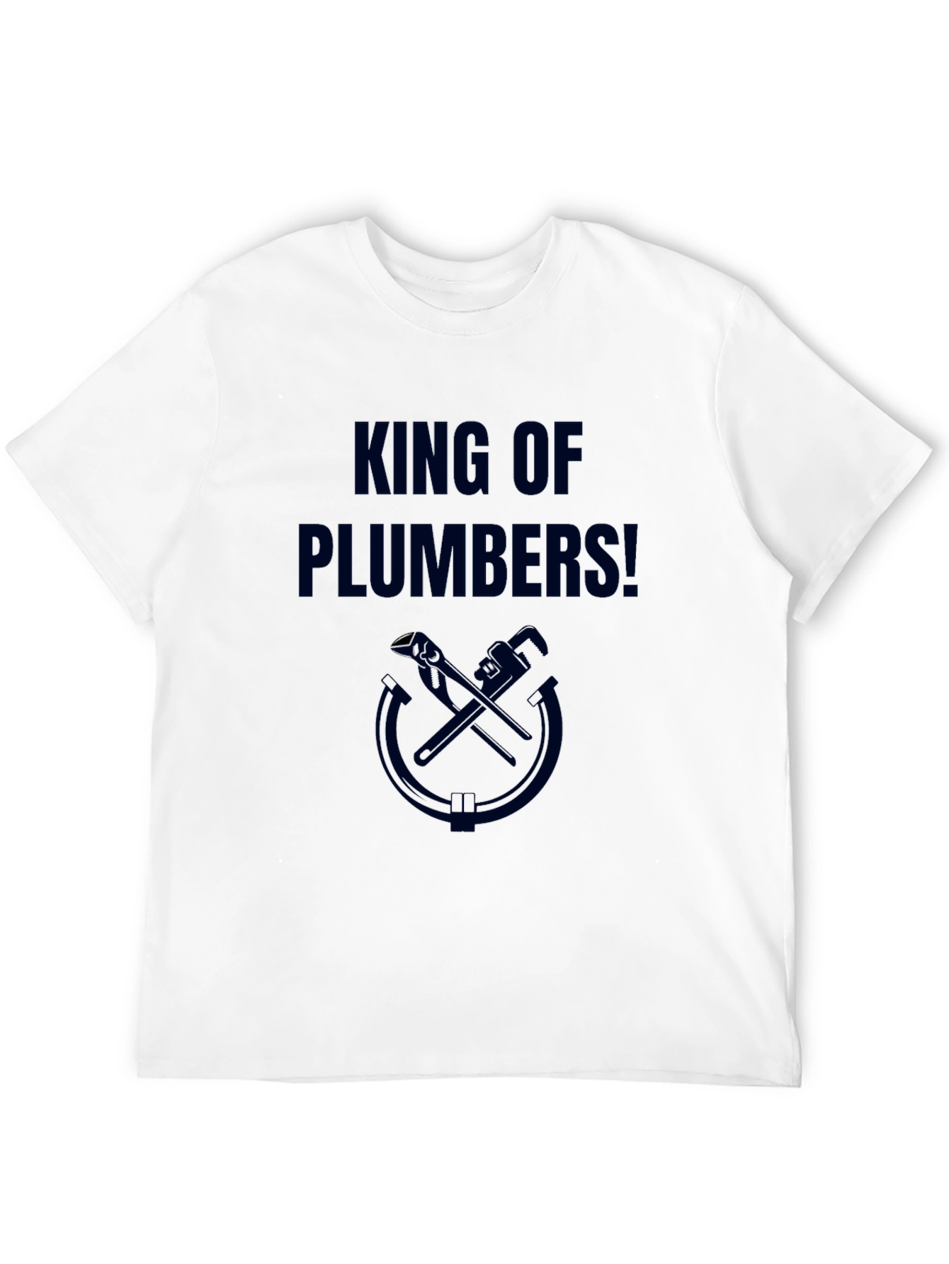 King of Plumbers T-Shirt - Black