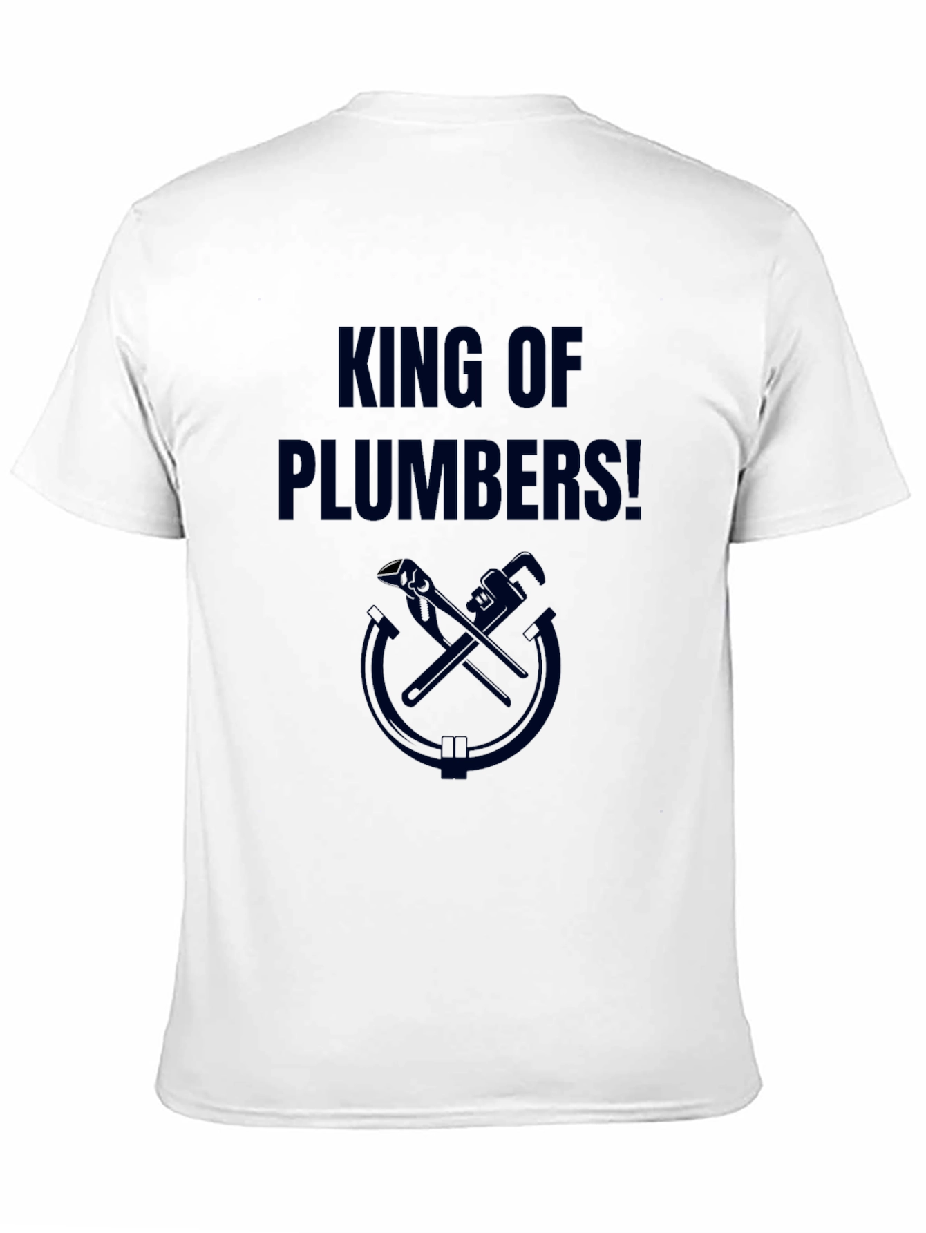 King of Plumbers T-Shirt - Black
