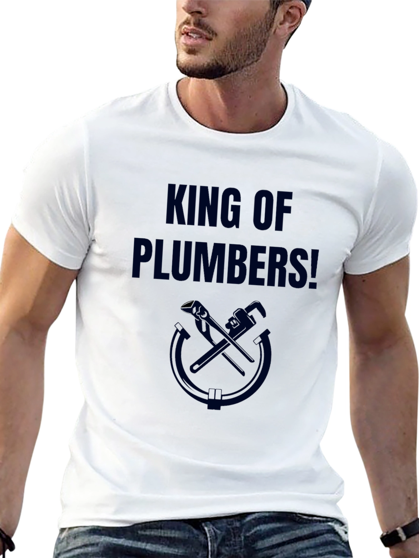 King of Plumbers T-Shirt - Black