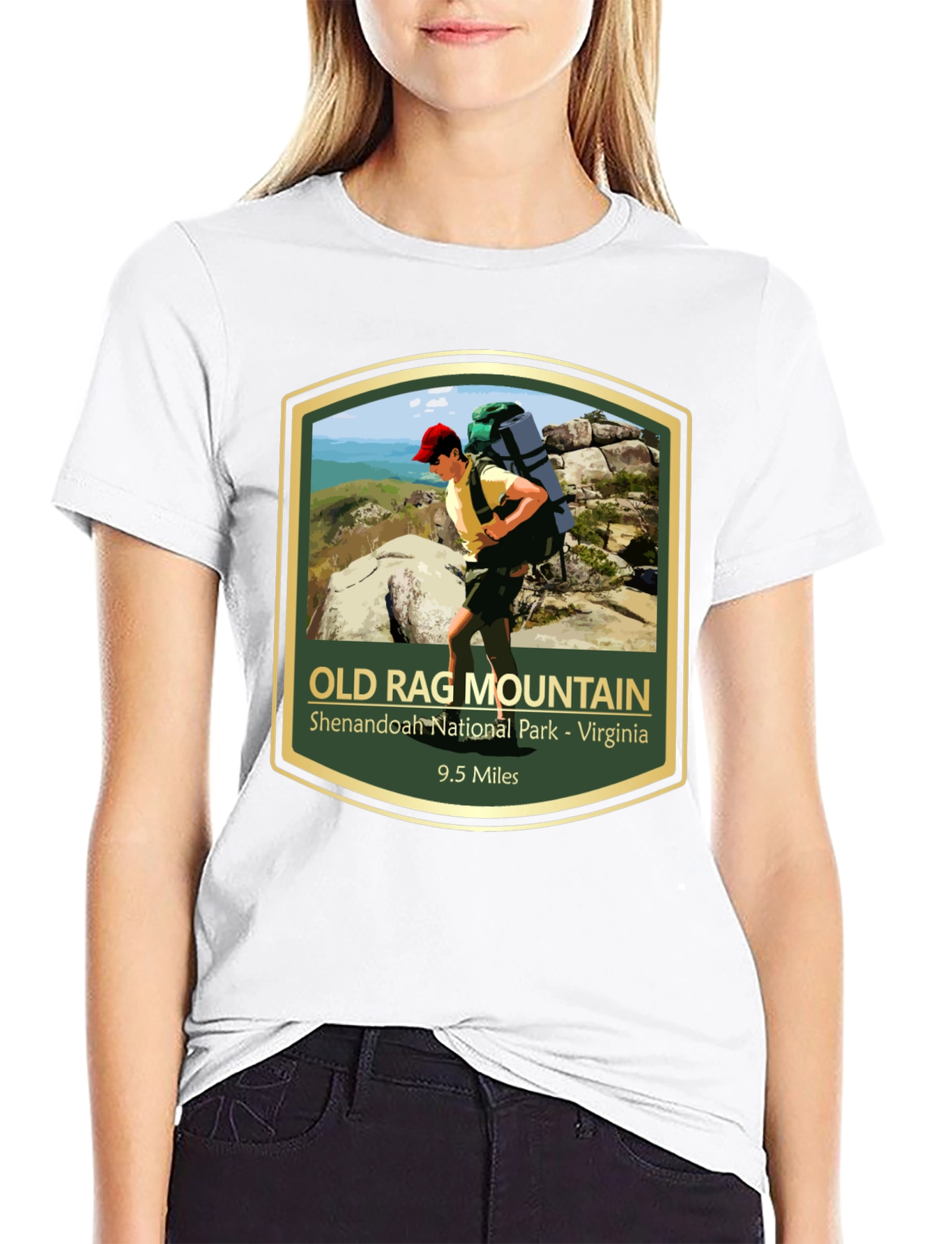 Old Rag Mountain Hiking T-Shirt