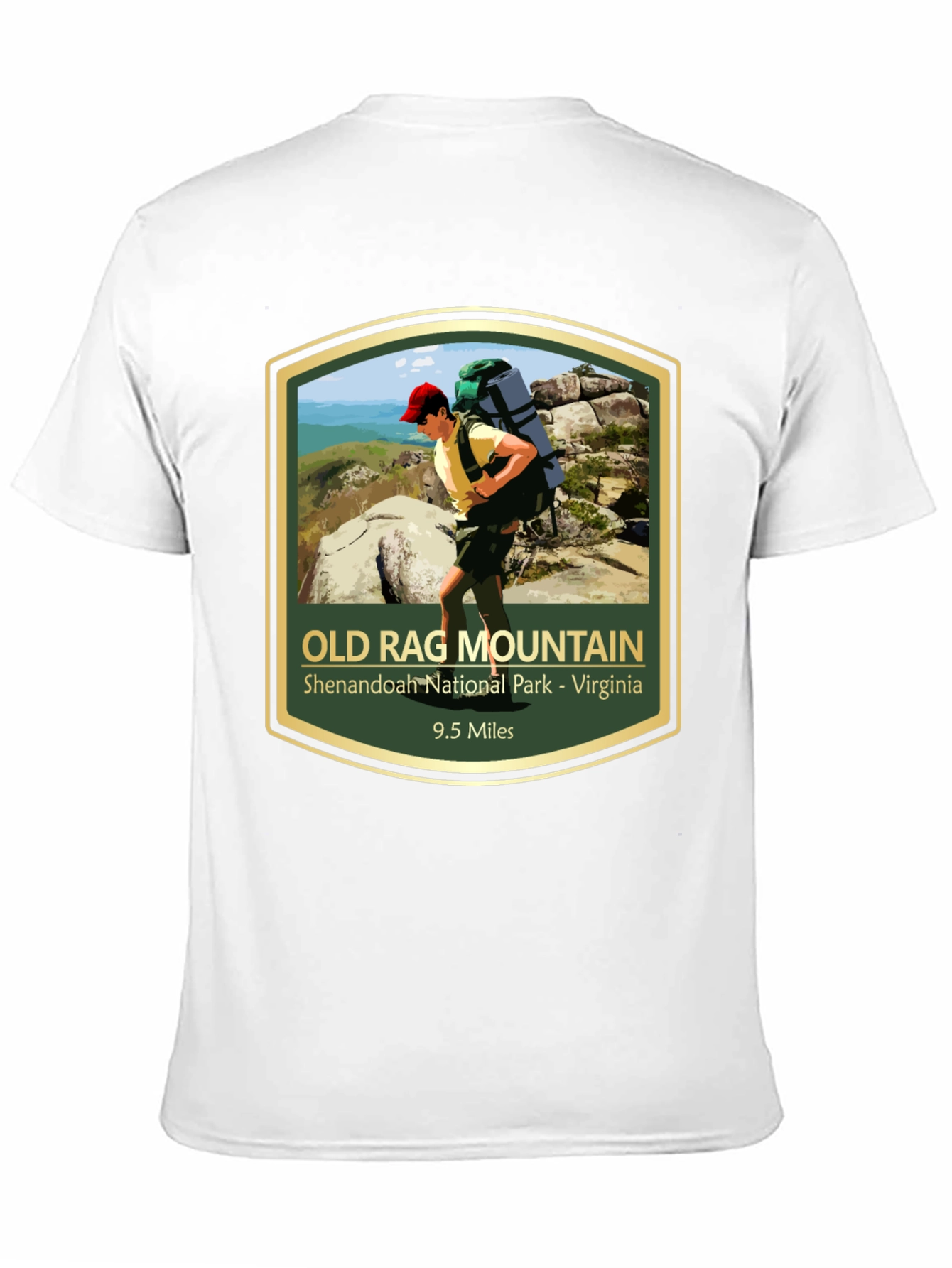 Old Rag Mountain Hiking T-Shirt