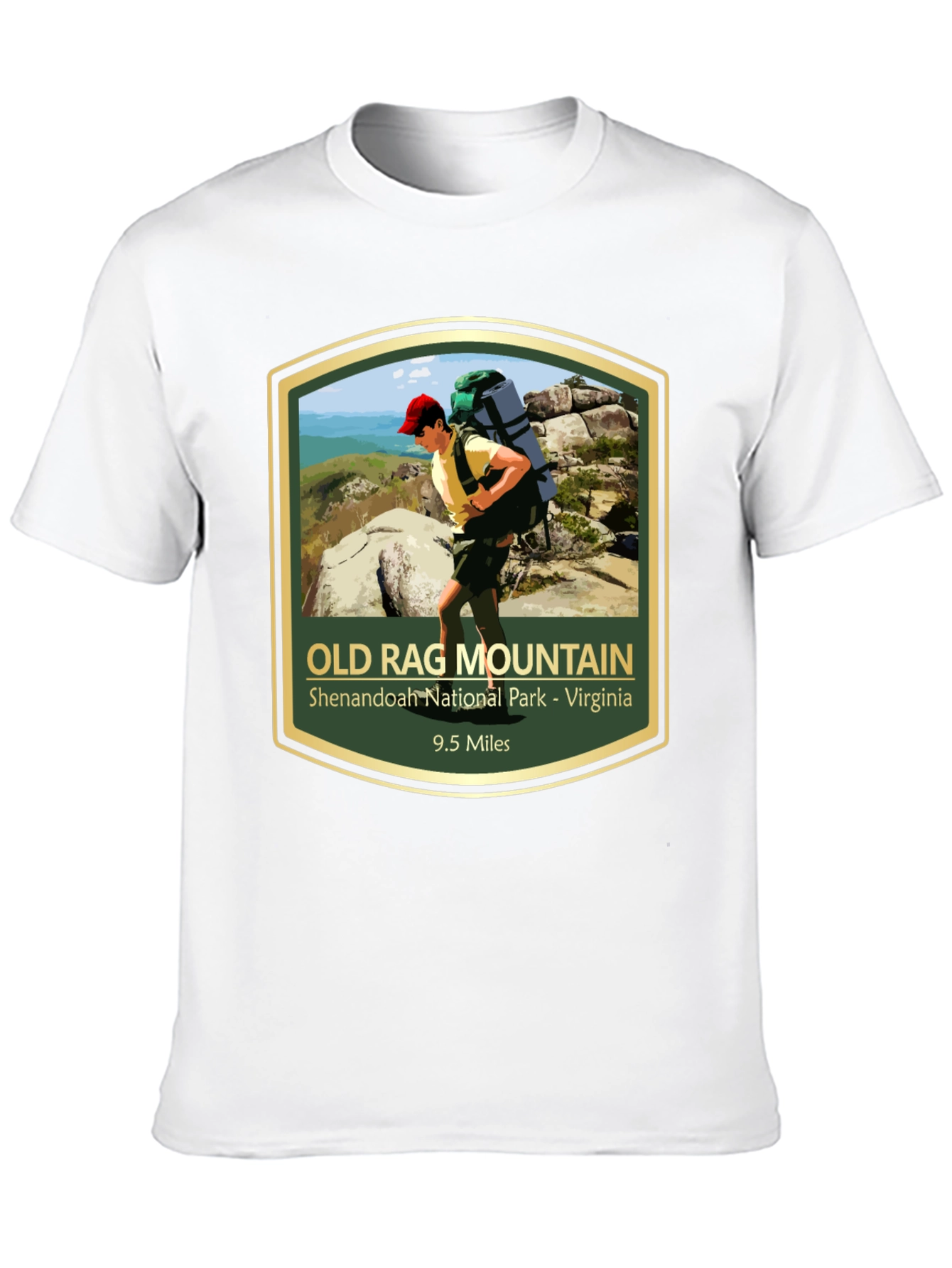 Old Rag Mountain Hiking T-Shirt
