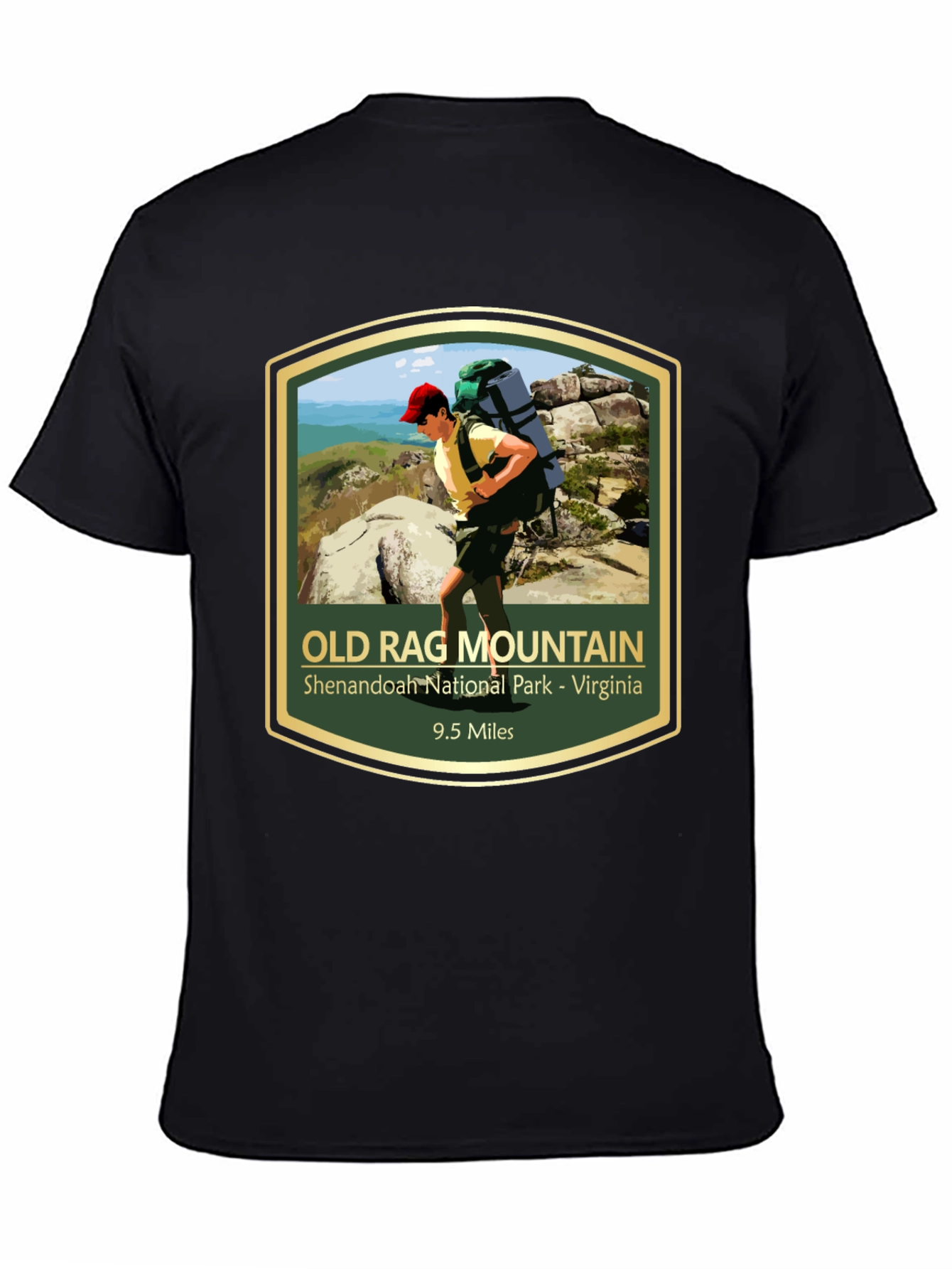 Old Rag Mountain Hiking T-Shirt