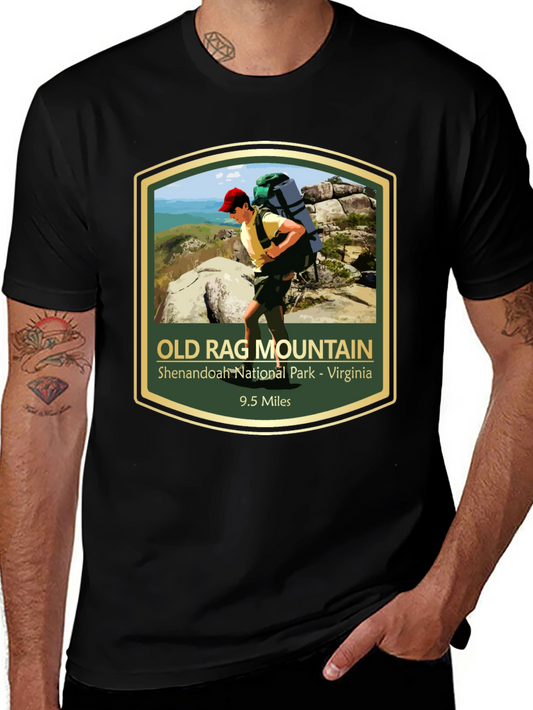 Old Rag Mountain Hiking T-Shirt