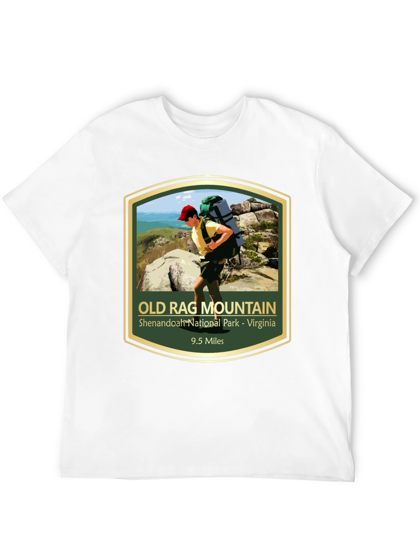 Old Rag Mountain Hiking T-Shirt