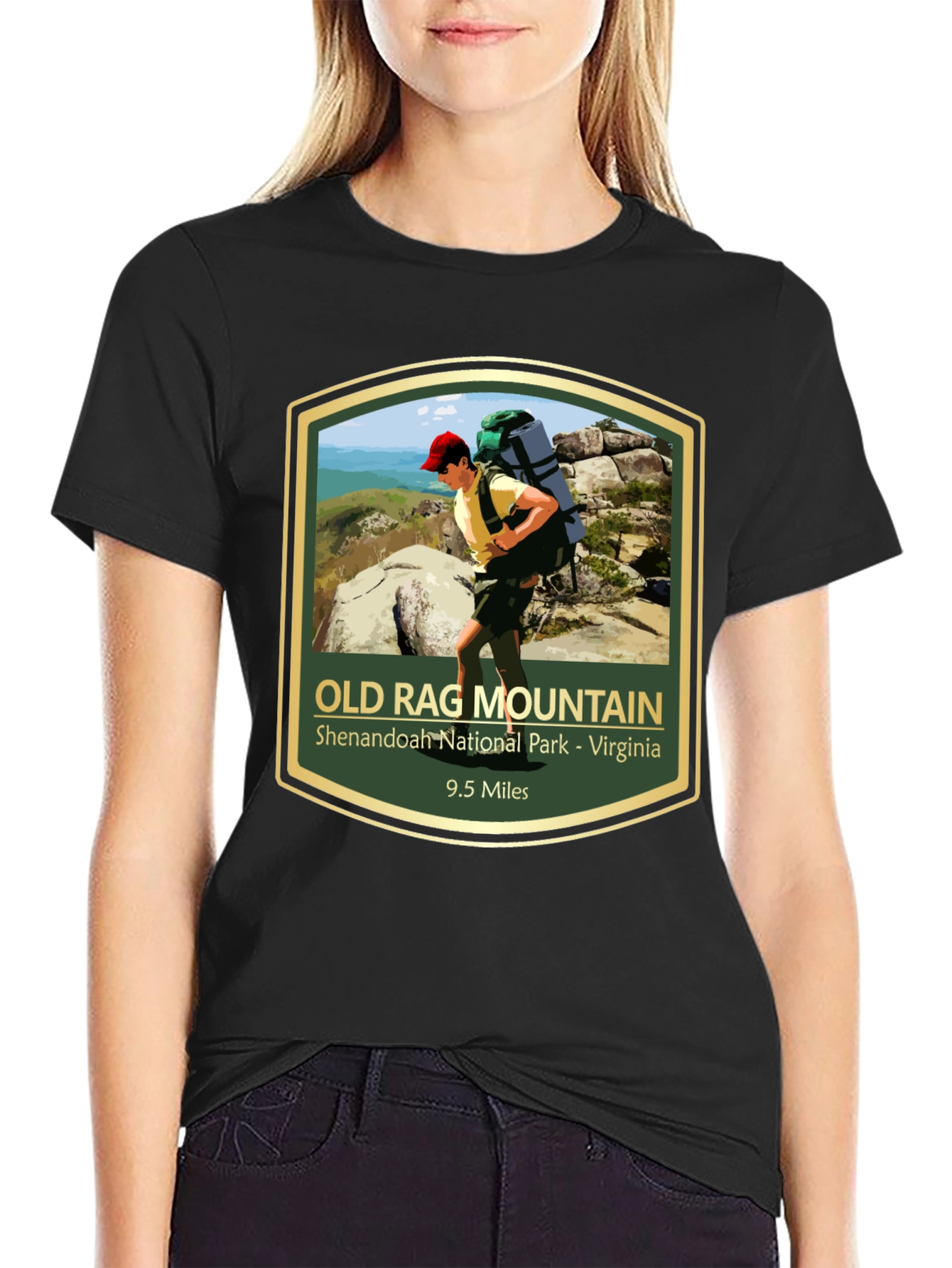 Old Rag Mountain Hiking T-Shirt