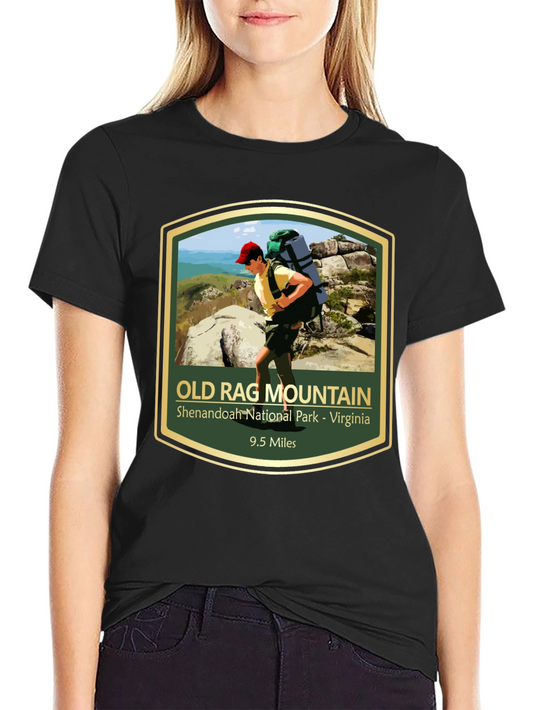 Old Rag Mountain Hiking T-Shirt