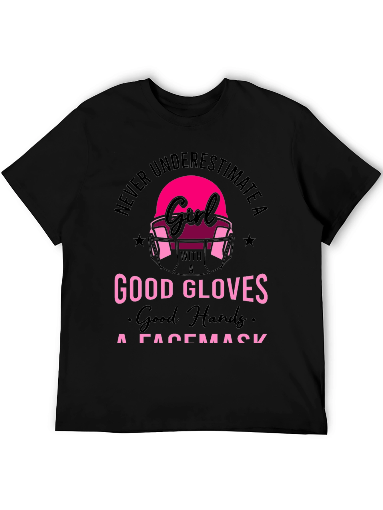 Girl Football Player T-Shirt