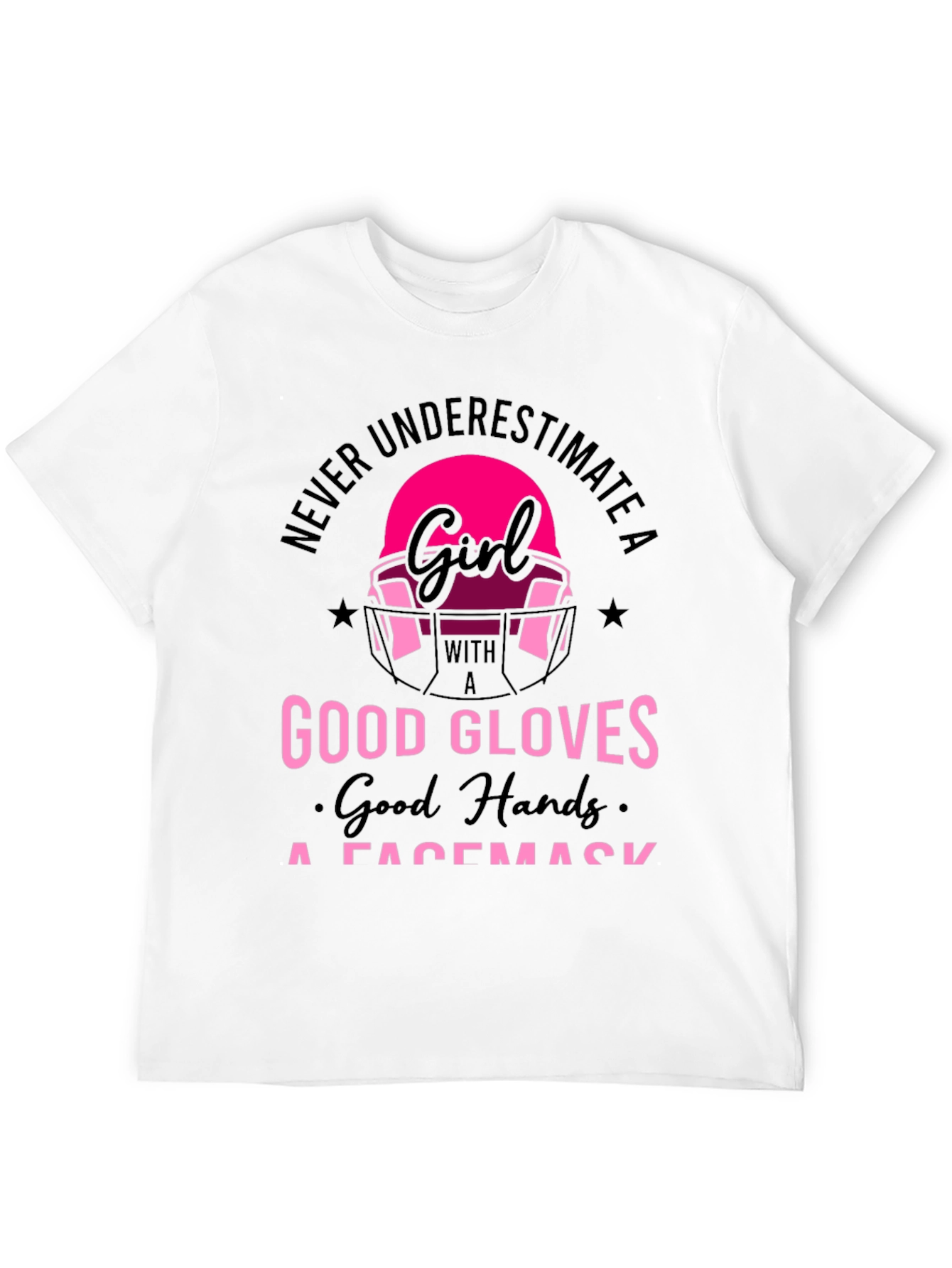 Girl Football Player T-Shirt