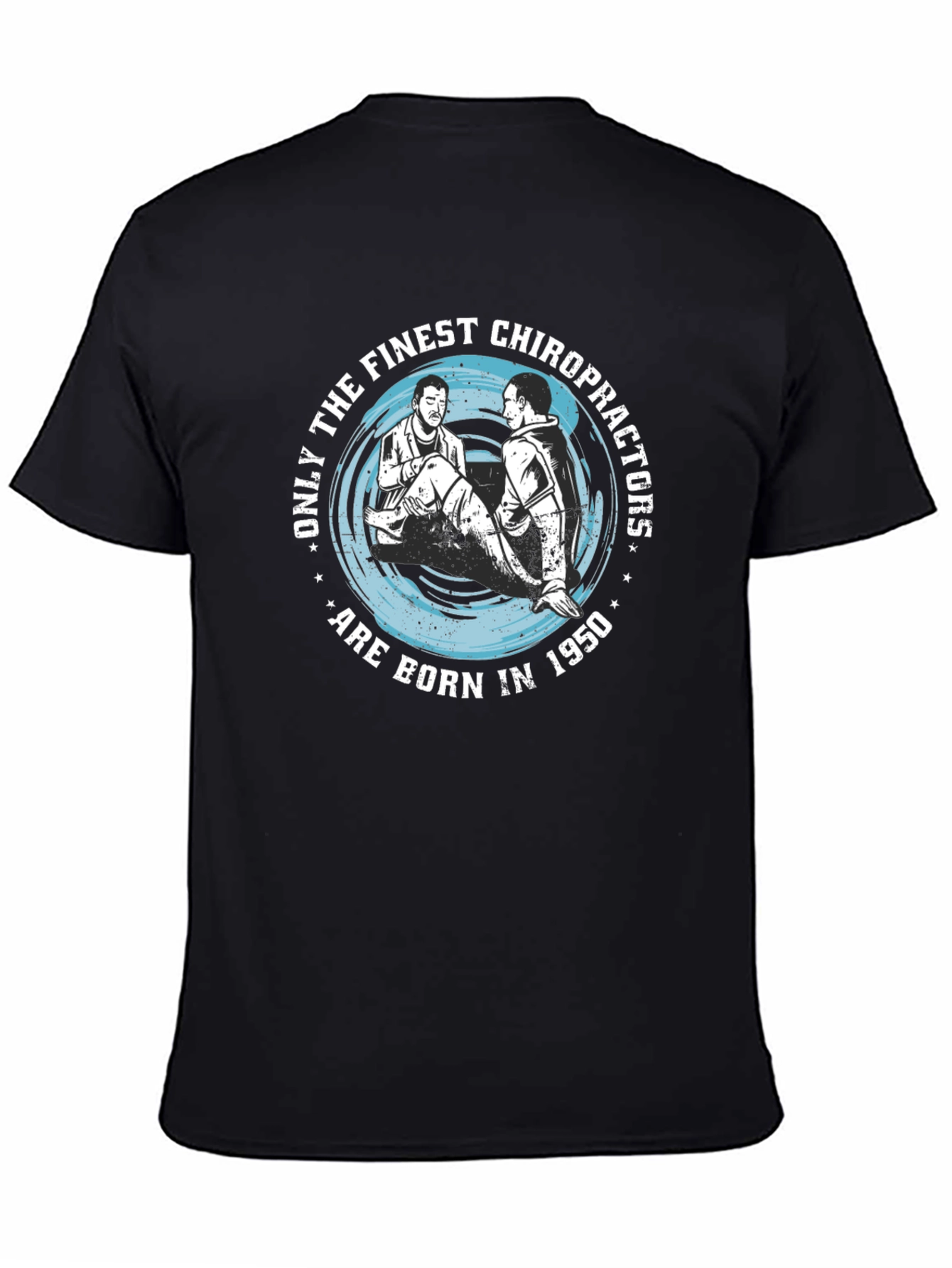 Finest Chiropractors 1950 Black T-Shirt