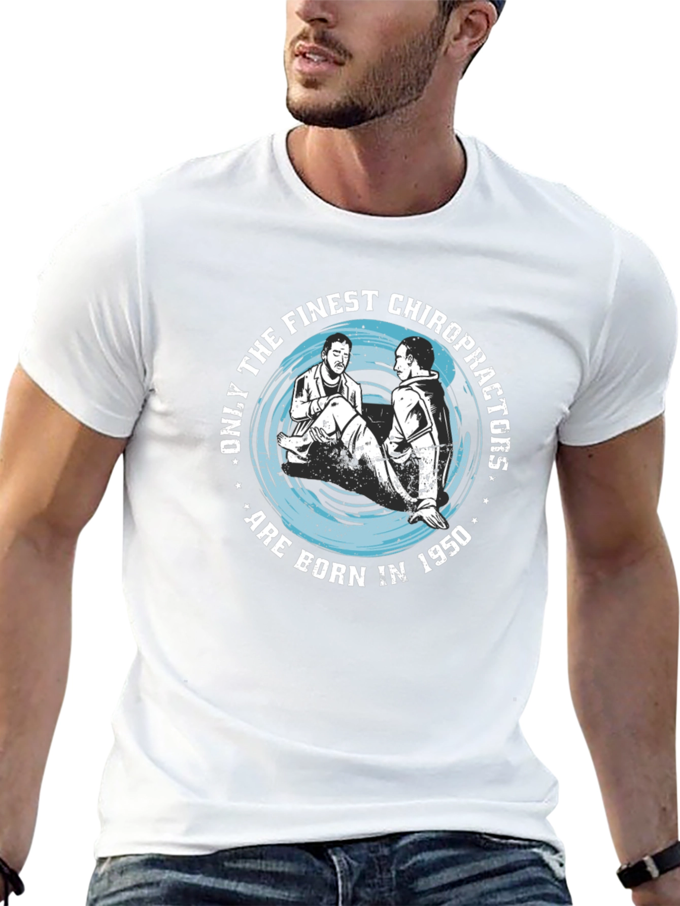 Finest Chiropractors 1950 Black T-Shirt