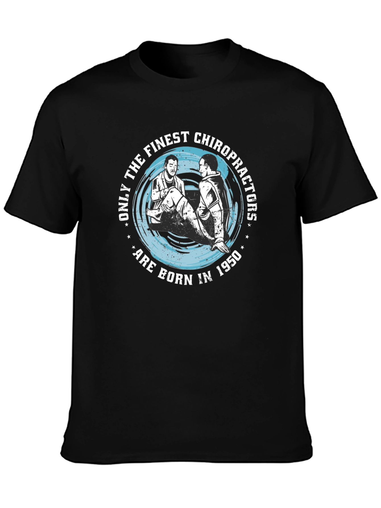 Finest Chiropractors 1950 Black T-Shirt