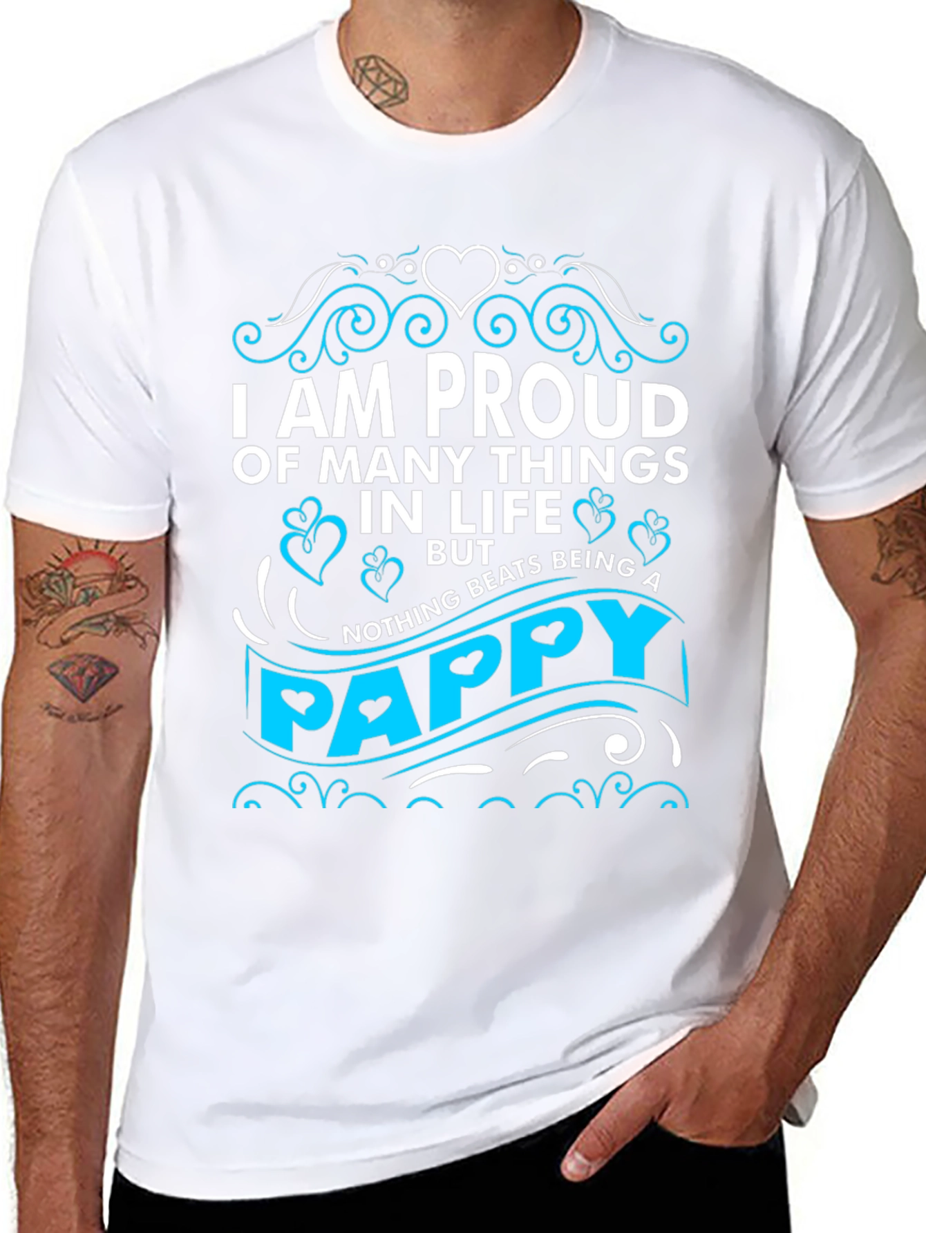 Proud Pappy T-Shirt - Fathers Day Gift