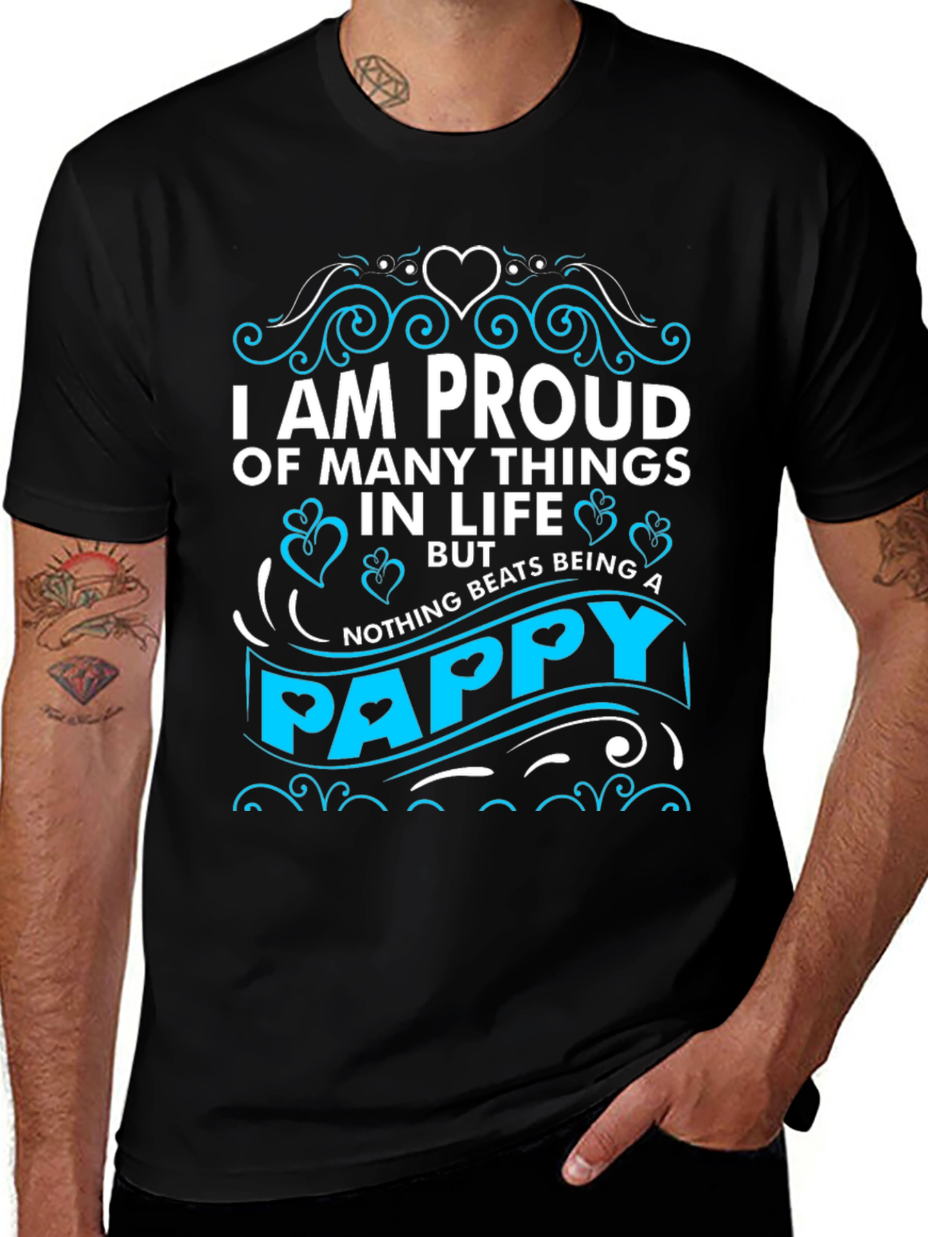 Proud Pappy T-Shirt - Fathers Day Gift