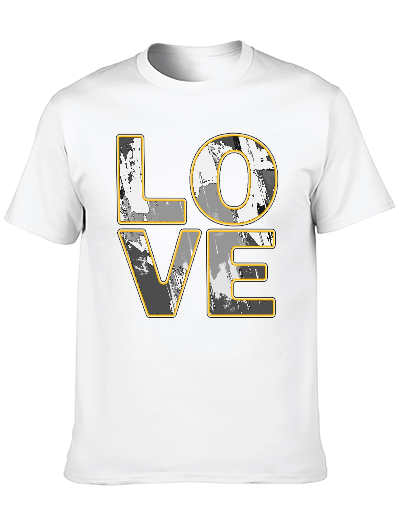 LOVE Graphic Print Black T-Shirt