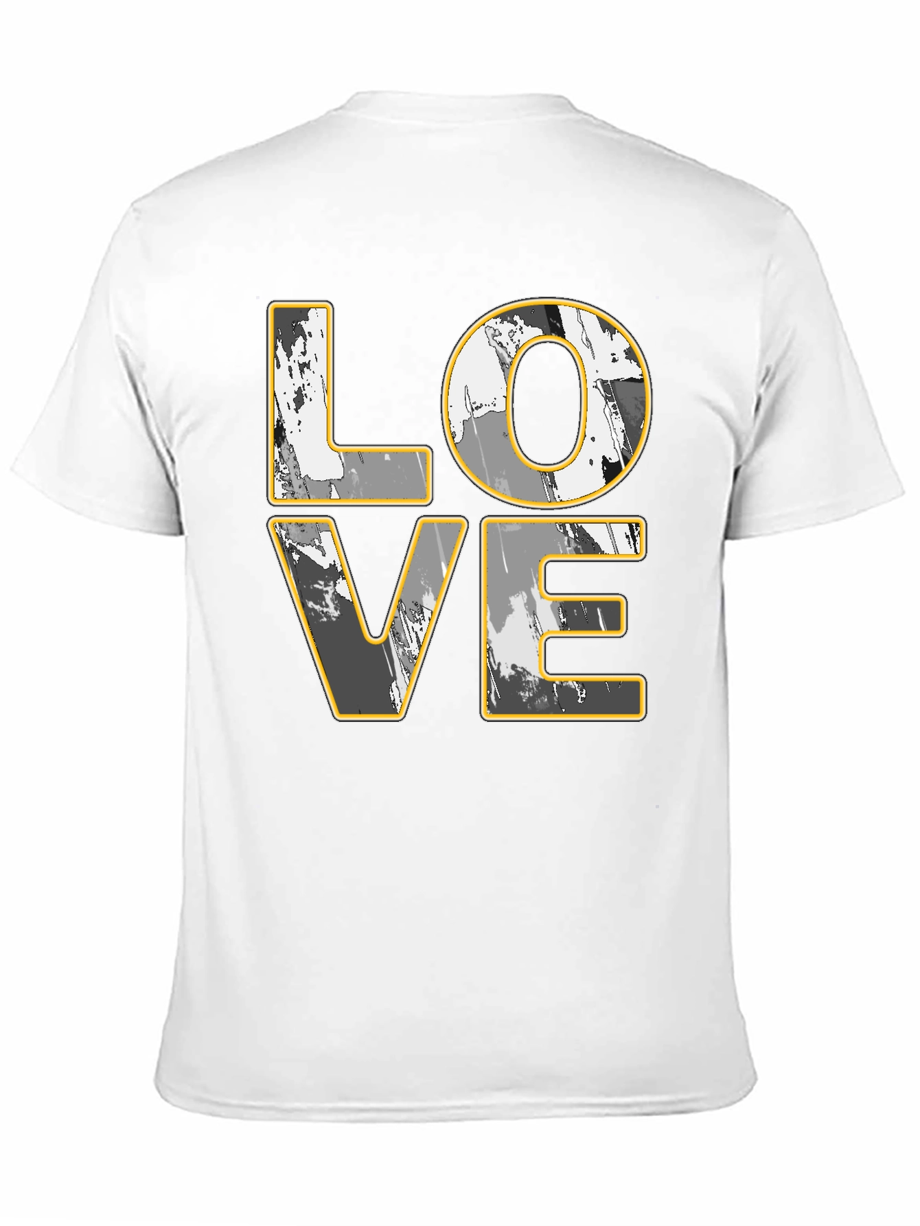 LOVE Graphic Print Black T-Shirt