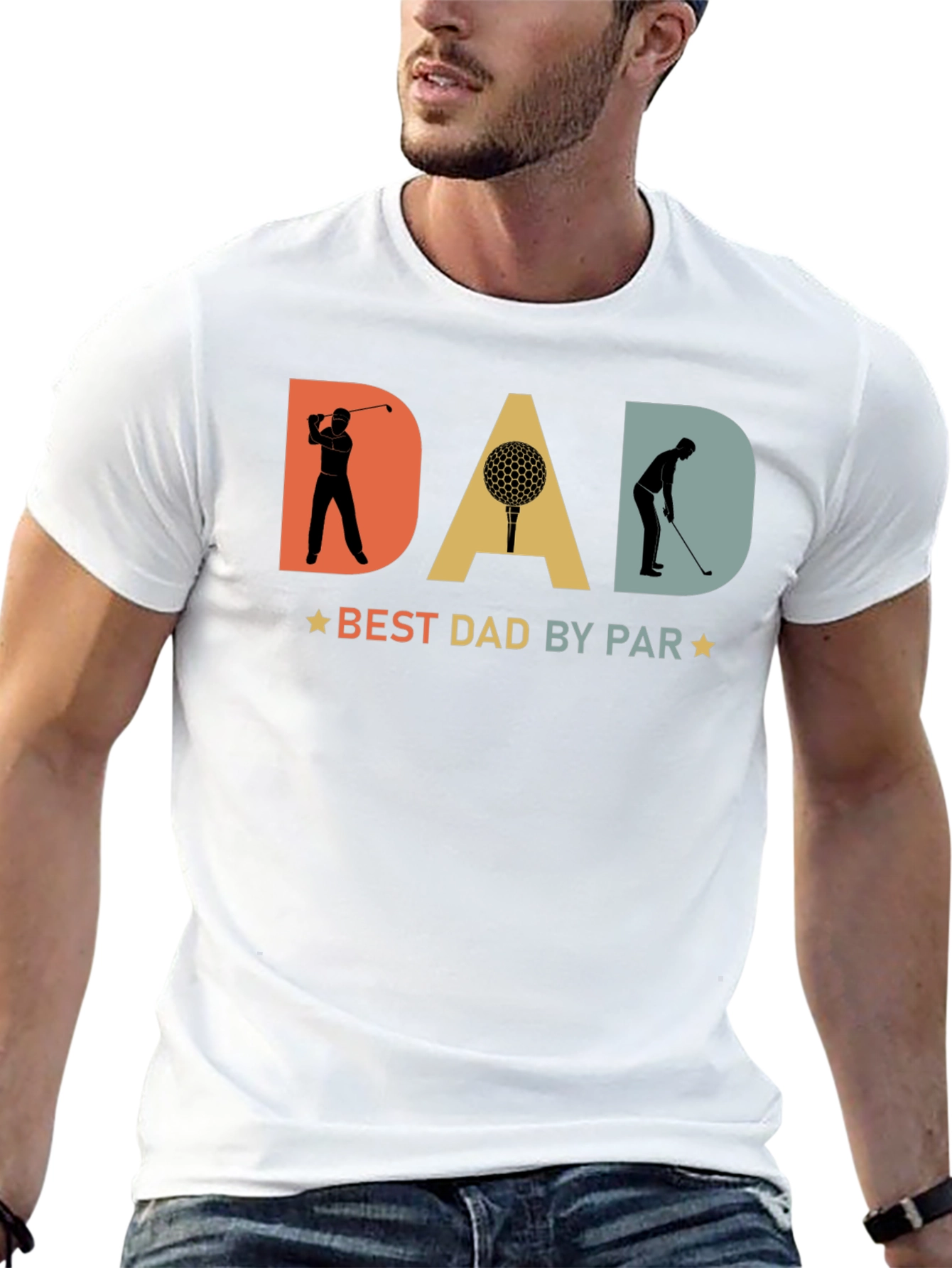 Best Dad by Par Golf T-Shirt