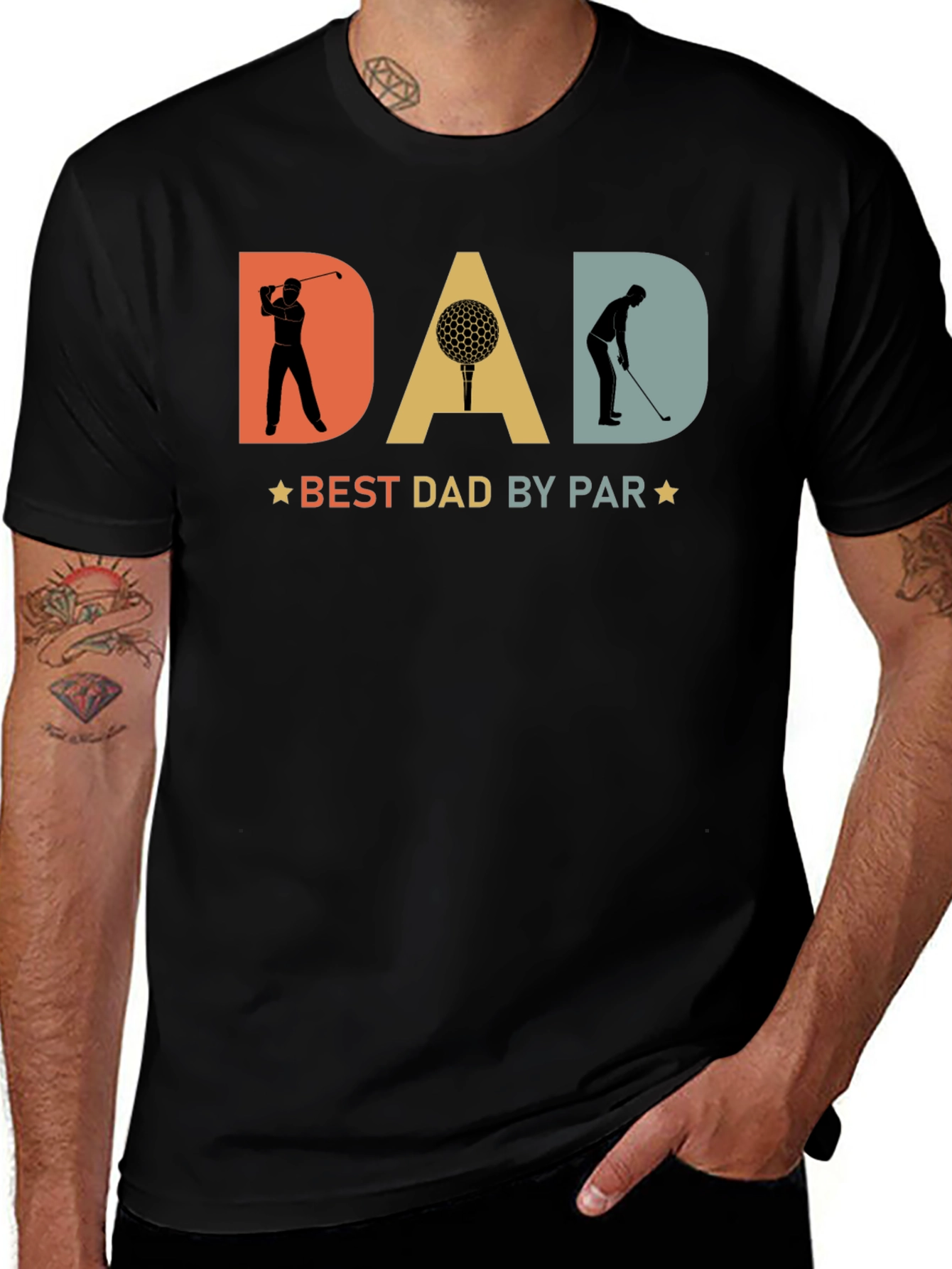 Best Dad by Par Golf T-Shirt
