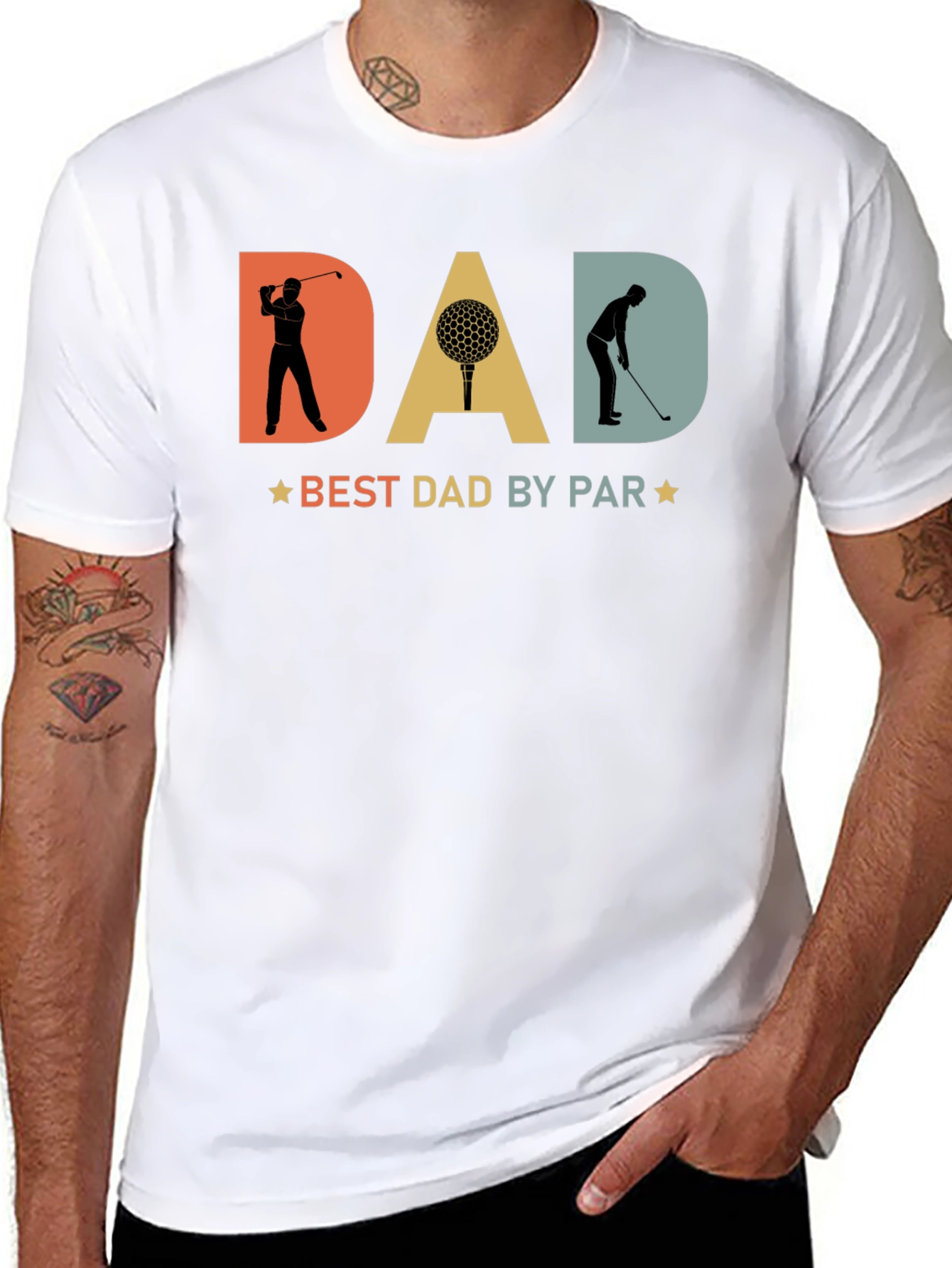Best Dad by Par Golf T-Shirt