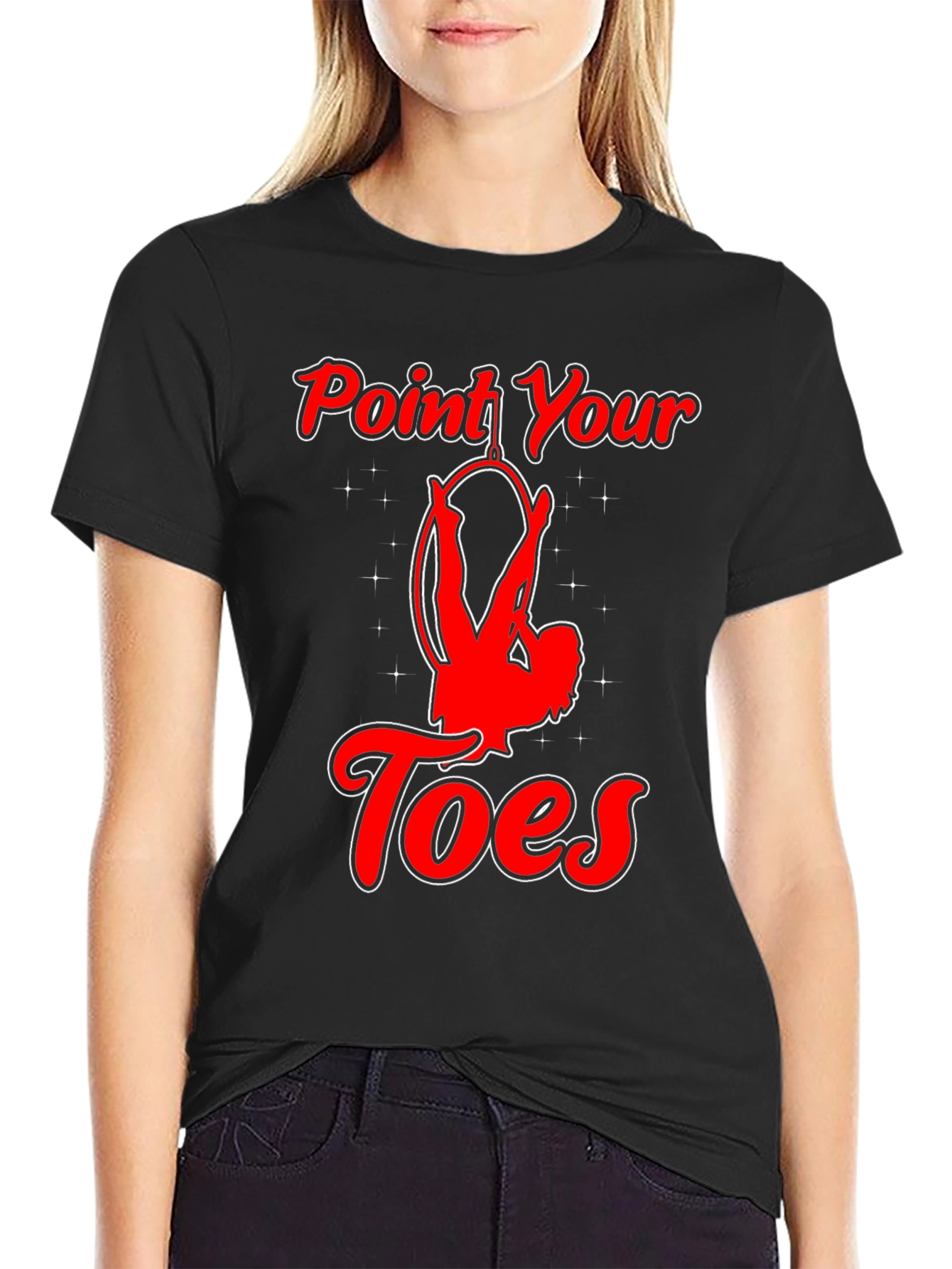 Point Your Toes Aerial Lyra T-Shirt