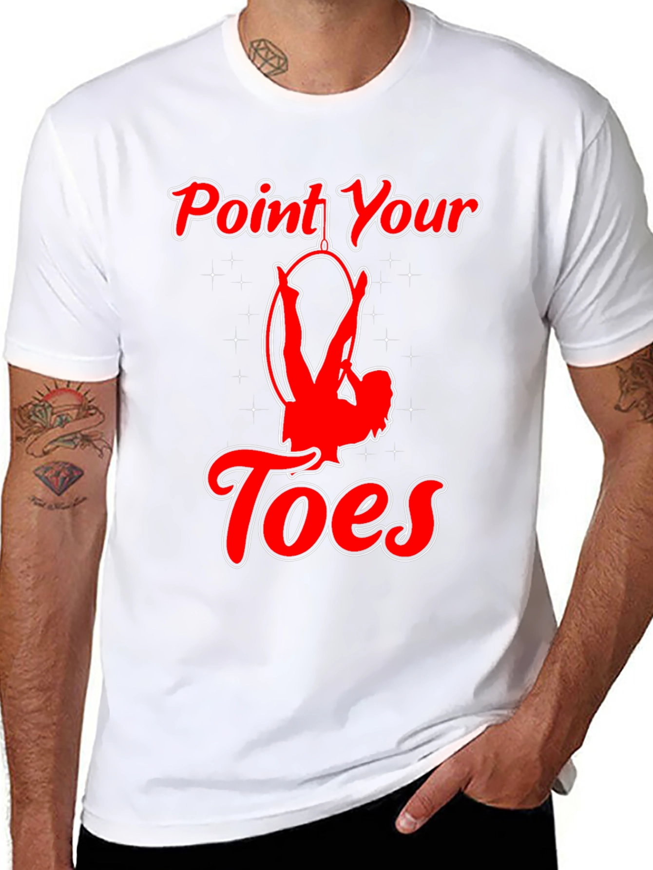 Point Your Toes Aerial Lyra T-Shirt