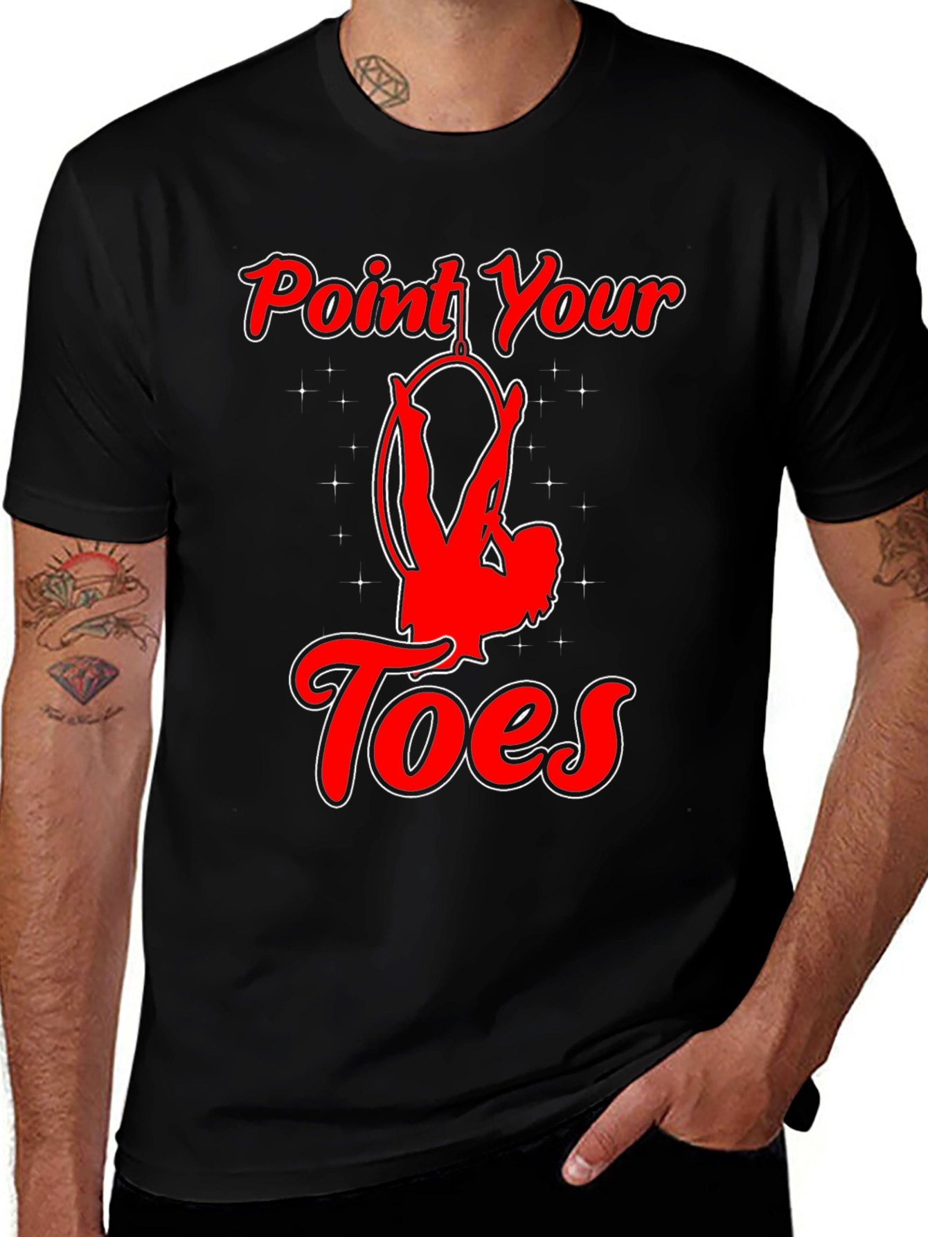 Point Your Toes Aerial Lyra T-Shirt
