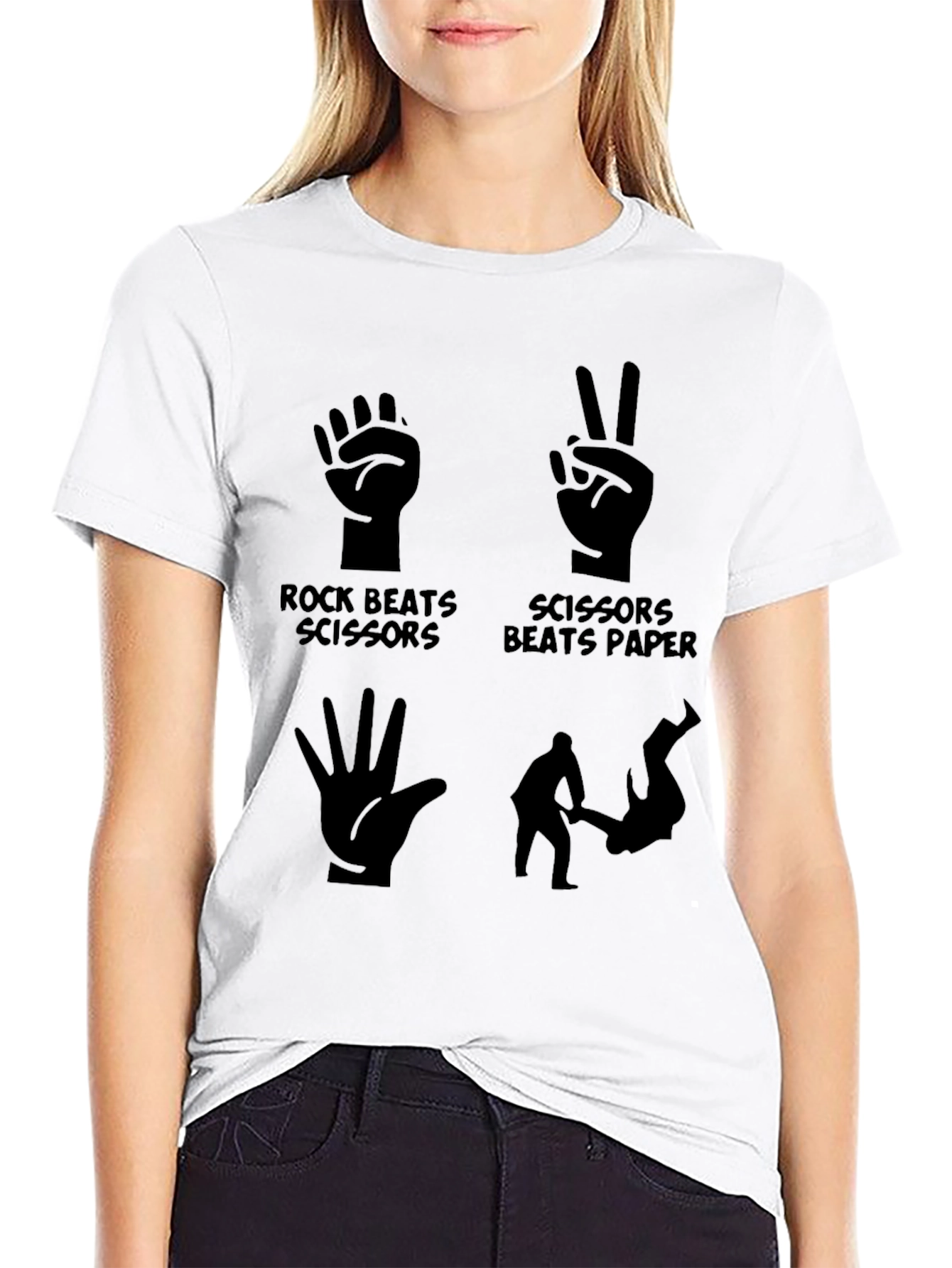 Rock Paper Scissors Funny T-Shirt