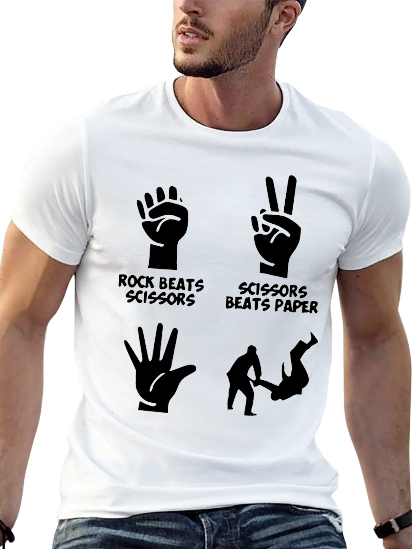 Rock Paper Scissors Funny T-Shirt
