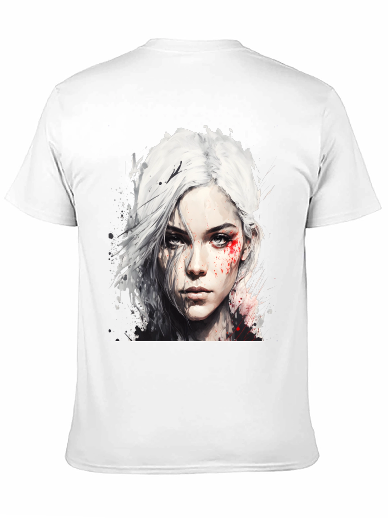 Witcher Ciri Graphic Tee - Mens Black T-Shirt